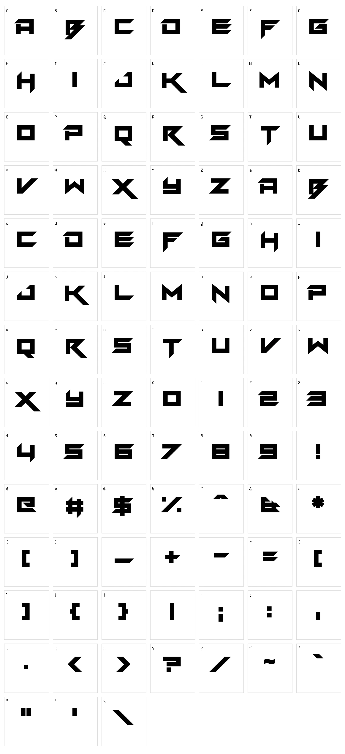 Deadknight Character Set