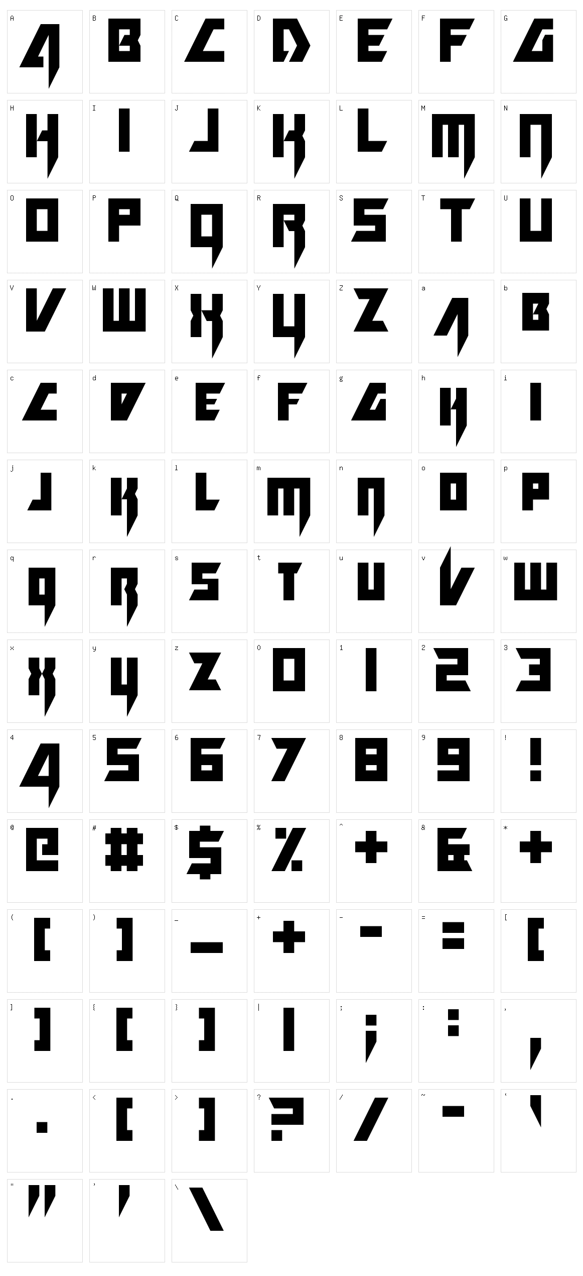 Death Hector Character Set