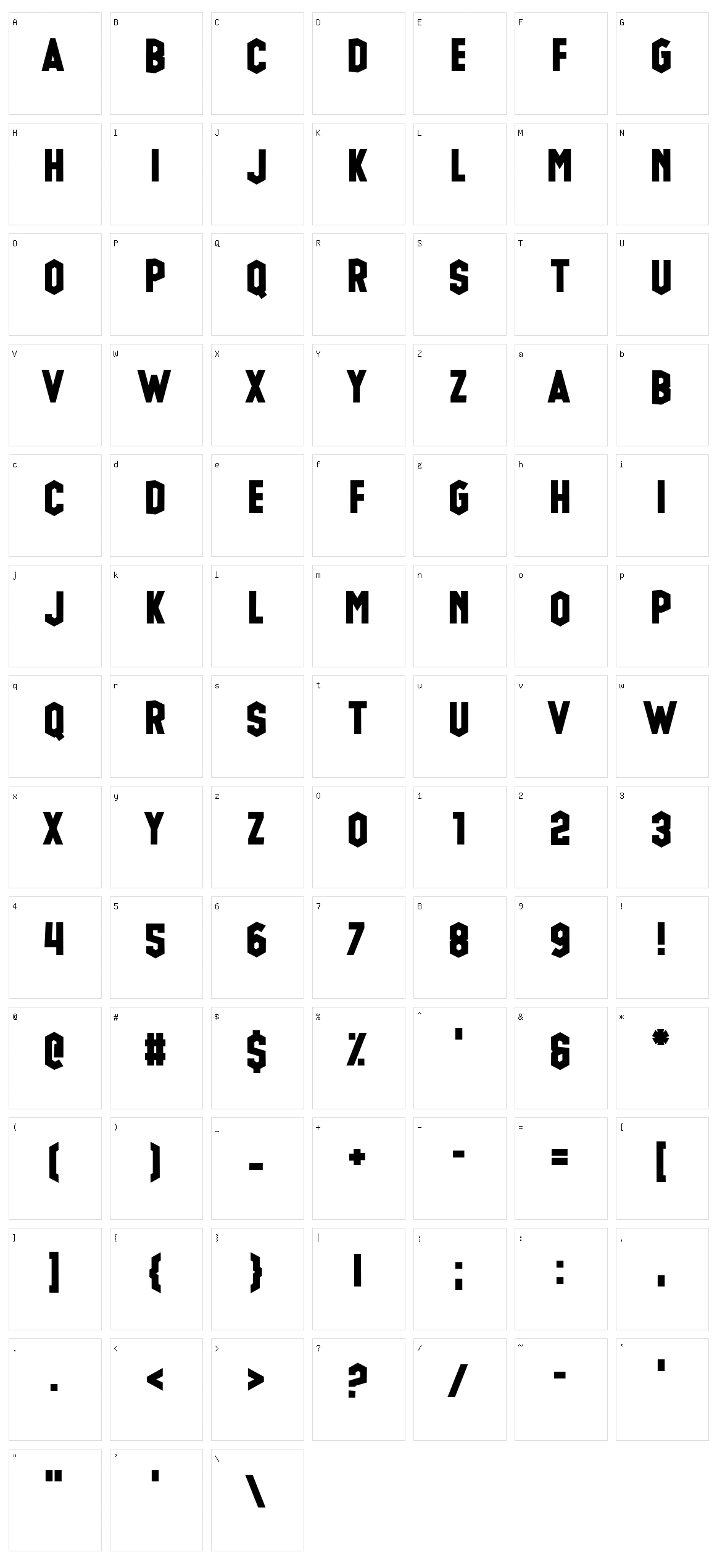 Glue Gun Character Set