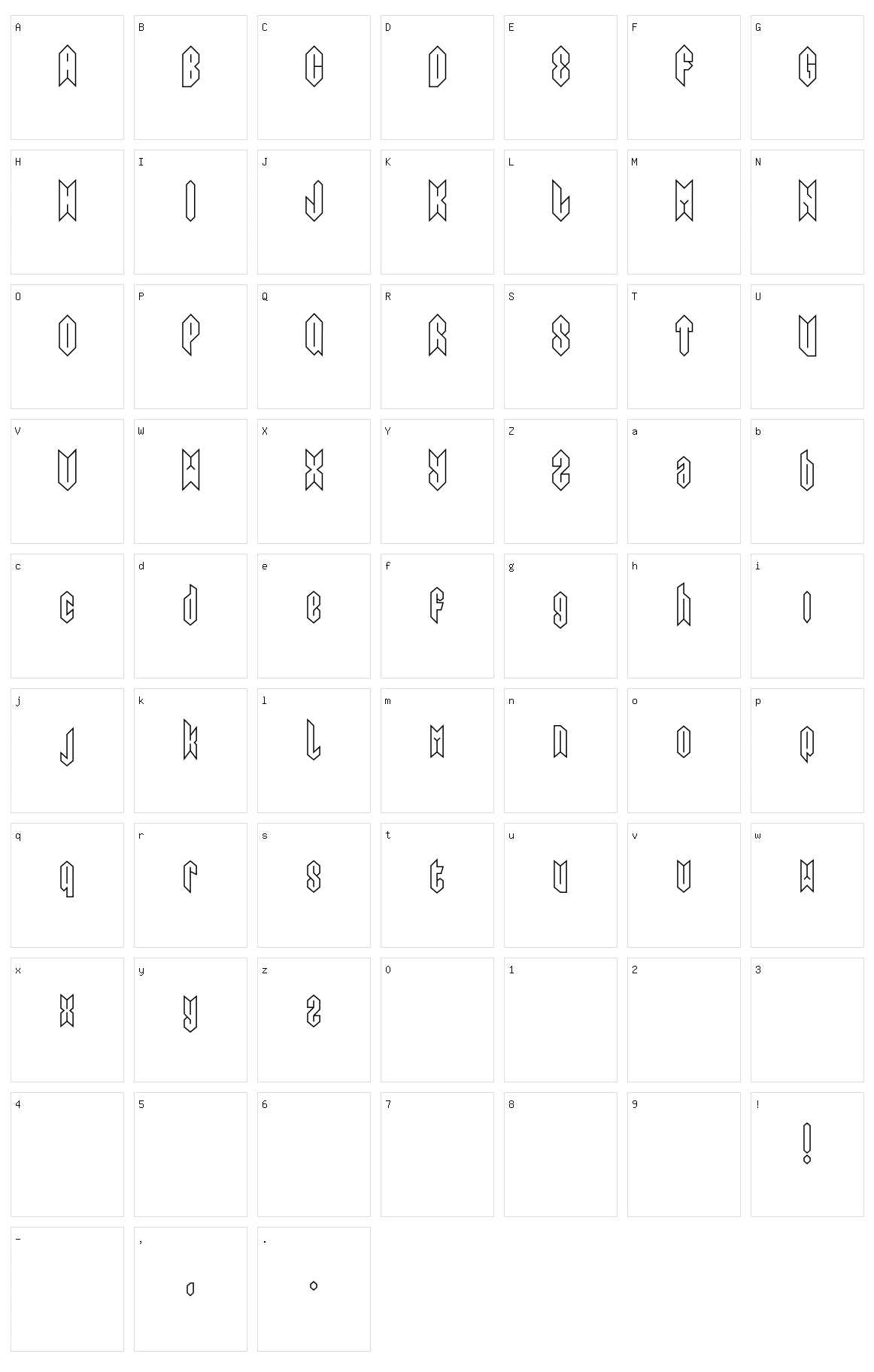 Golden S Character Set