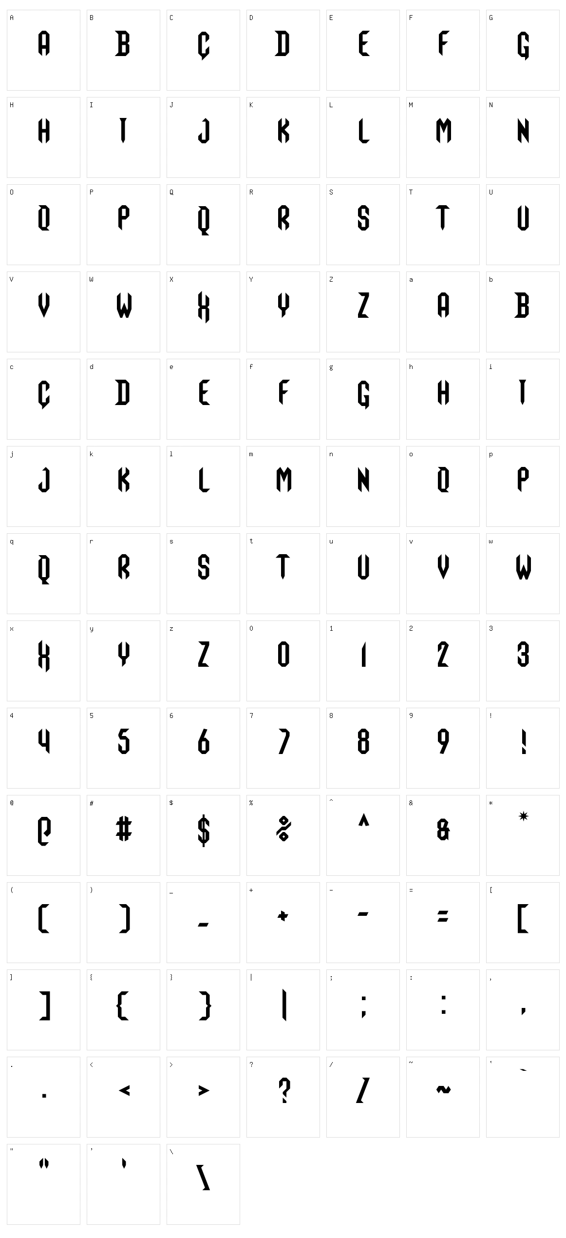 Grimoire Of Death Character Set