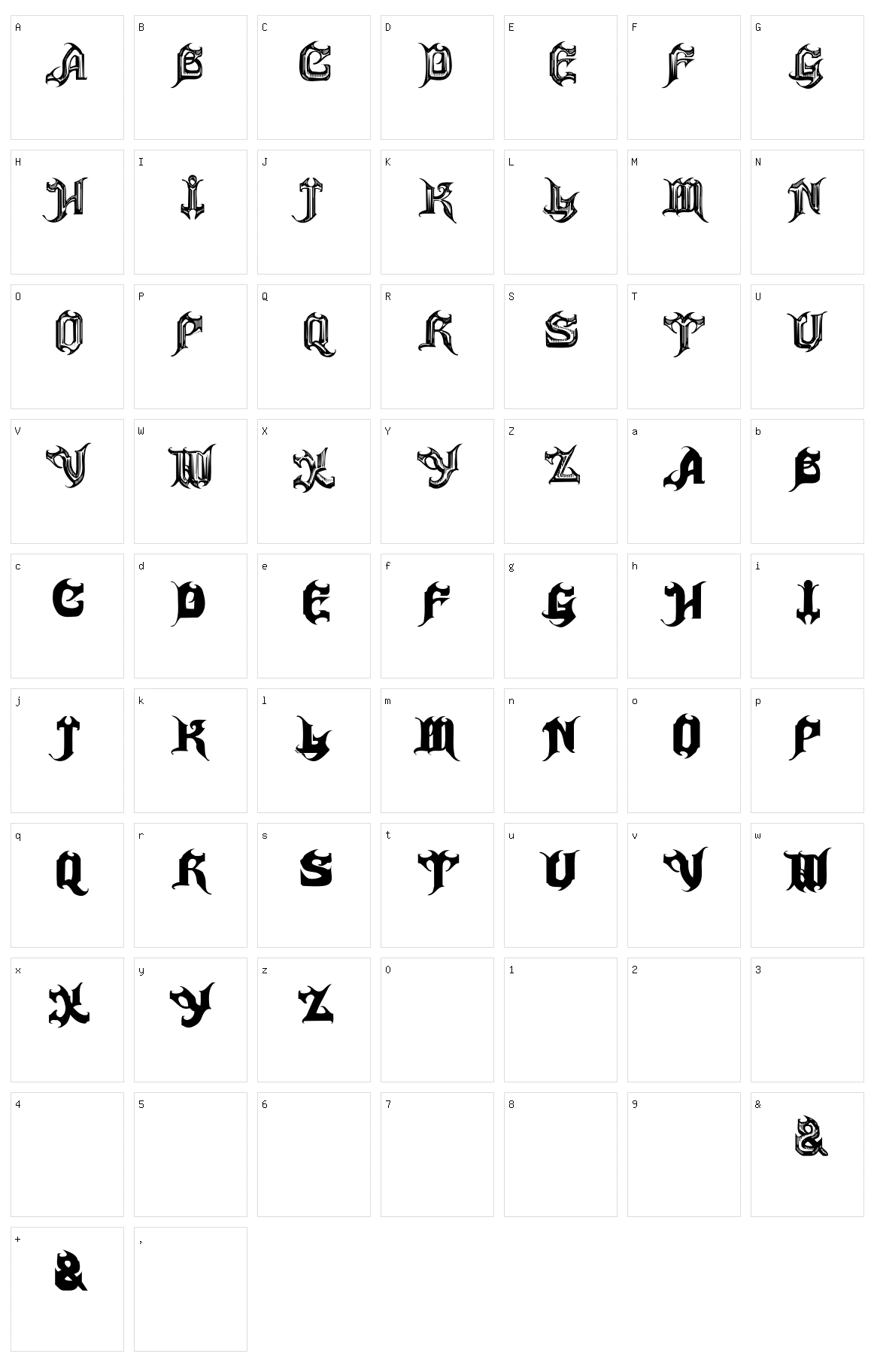 Haunted Character Set