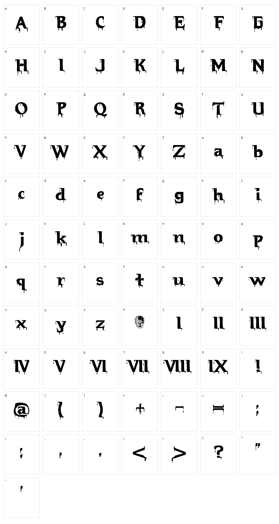 Hellraiser 3 Character Set