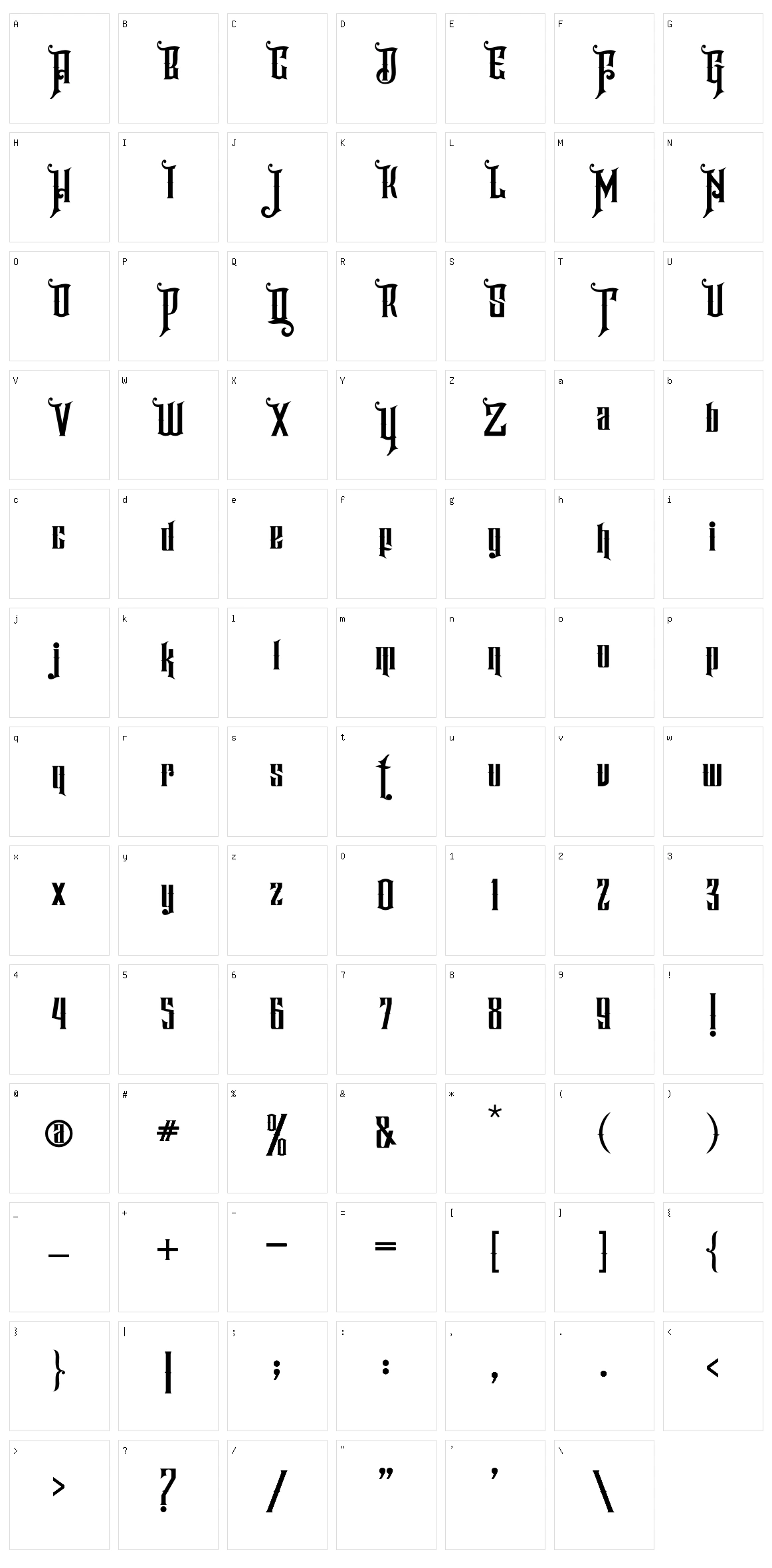 Hijrah Character Set