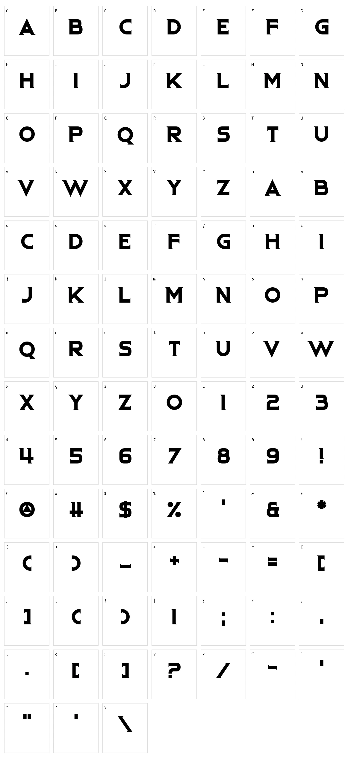 Kevlar Underwear Character Set