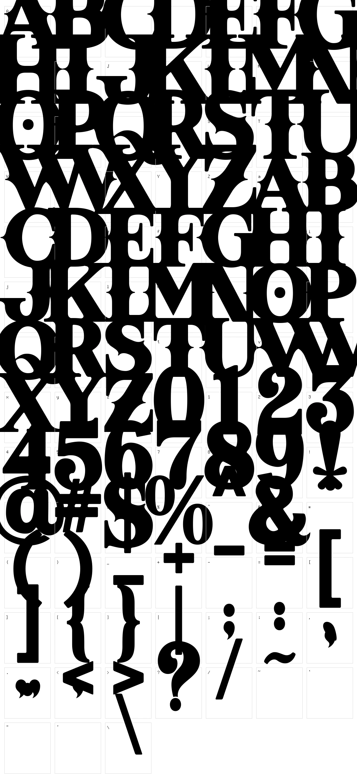 Lakhapati Character Set