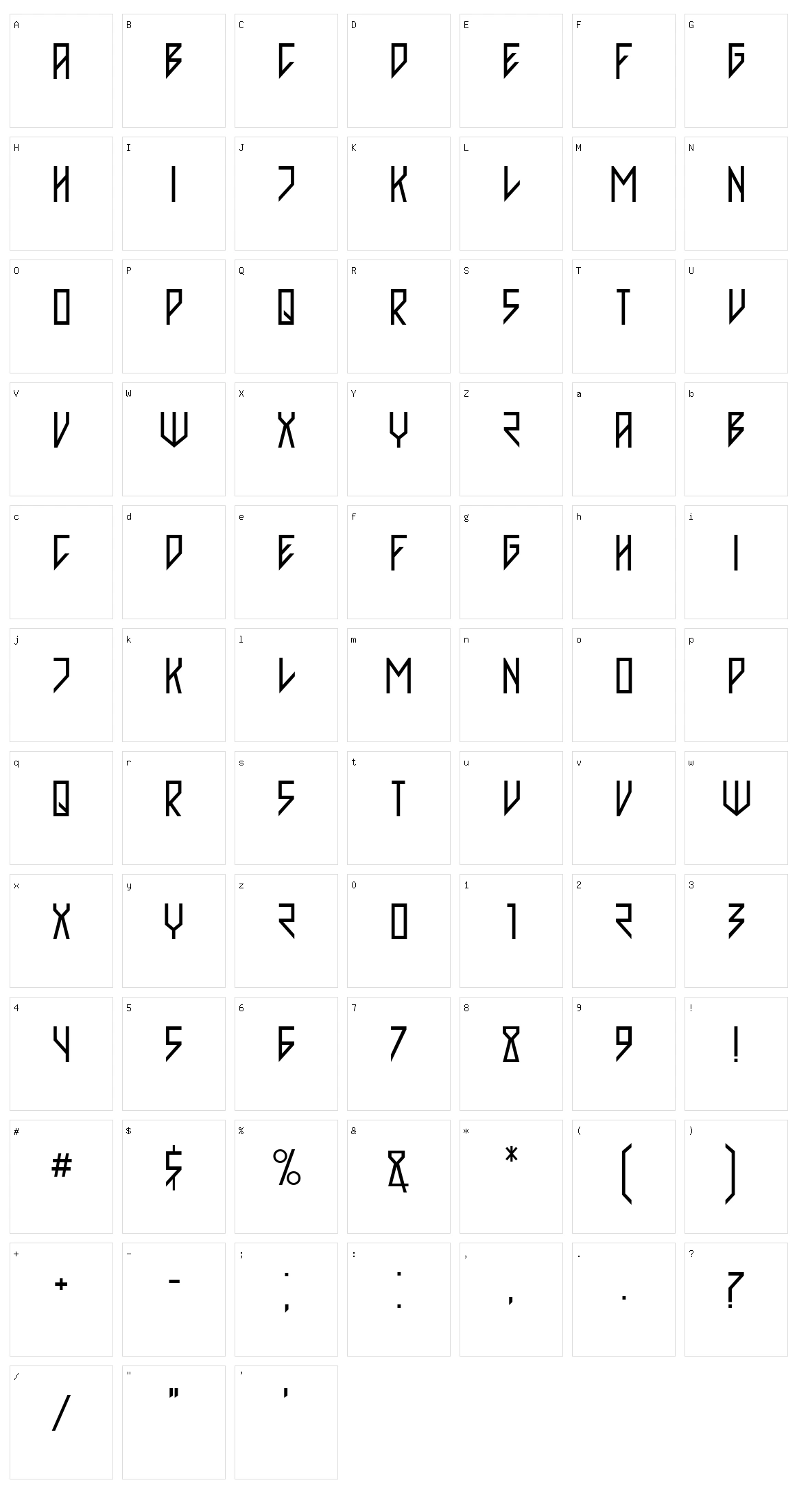 Literally Character Set