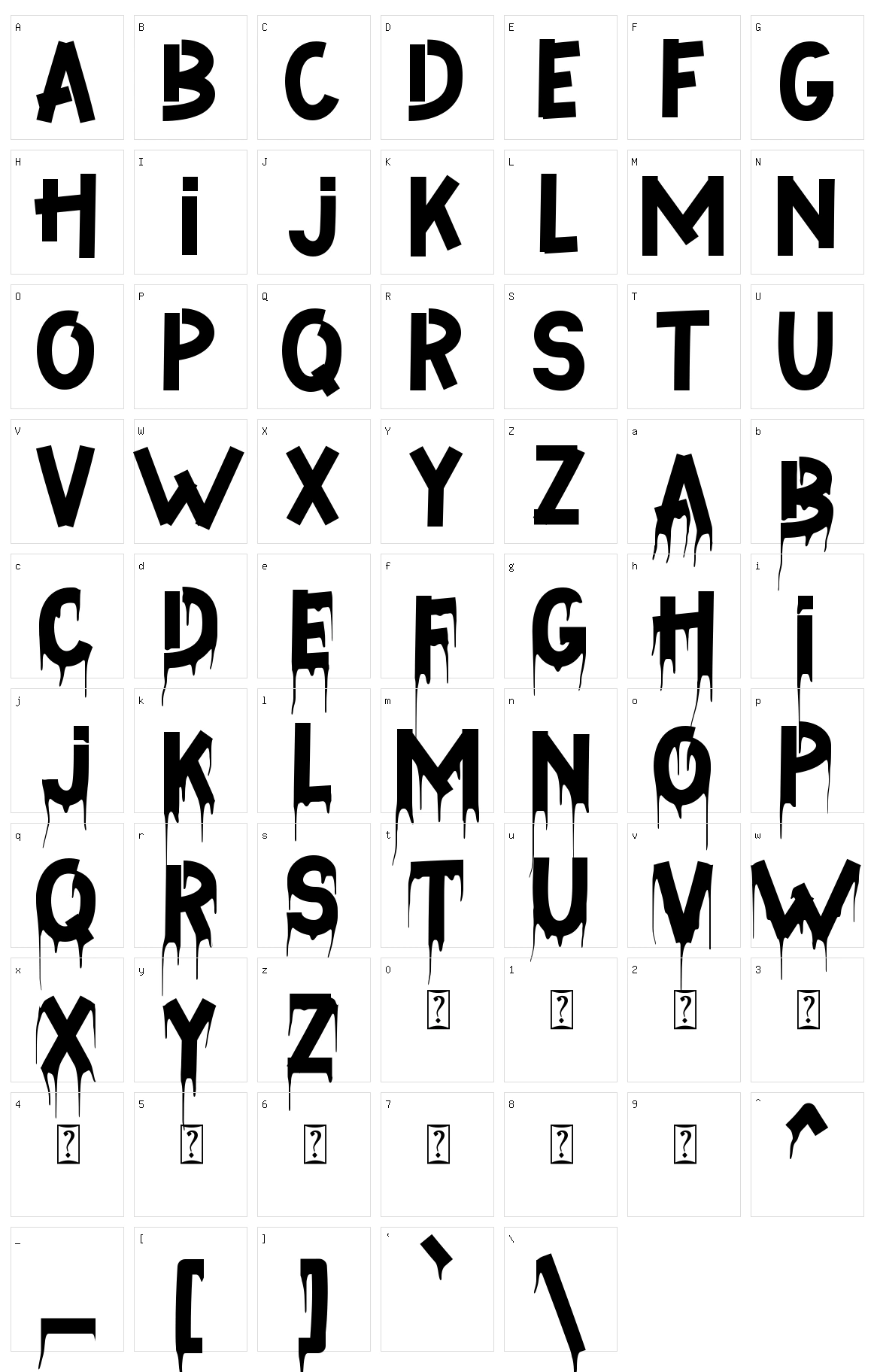 The Halloween Character Set