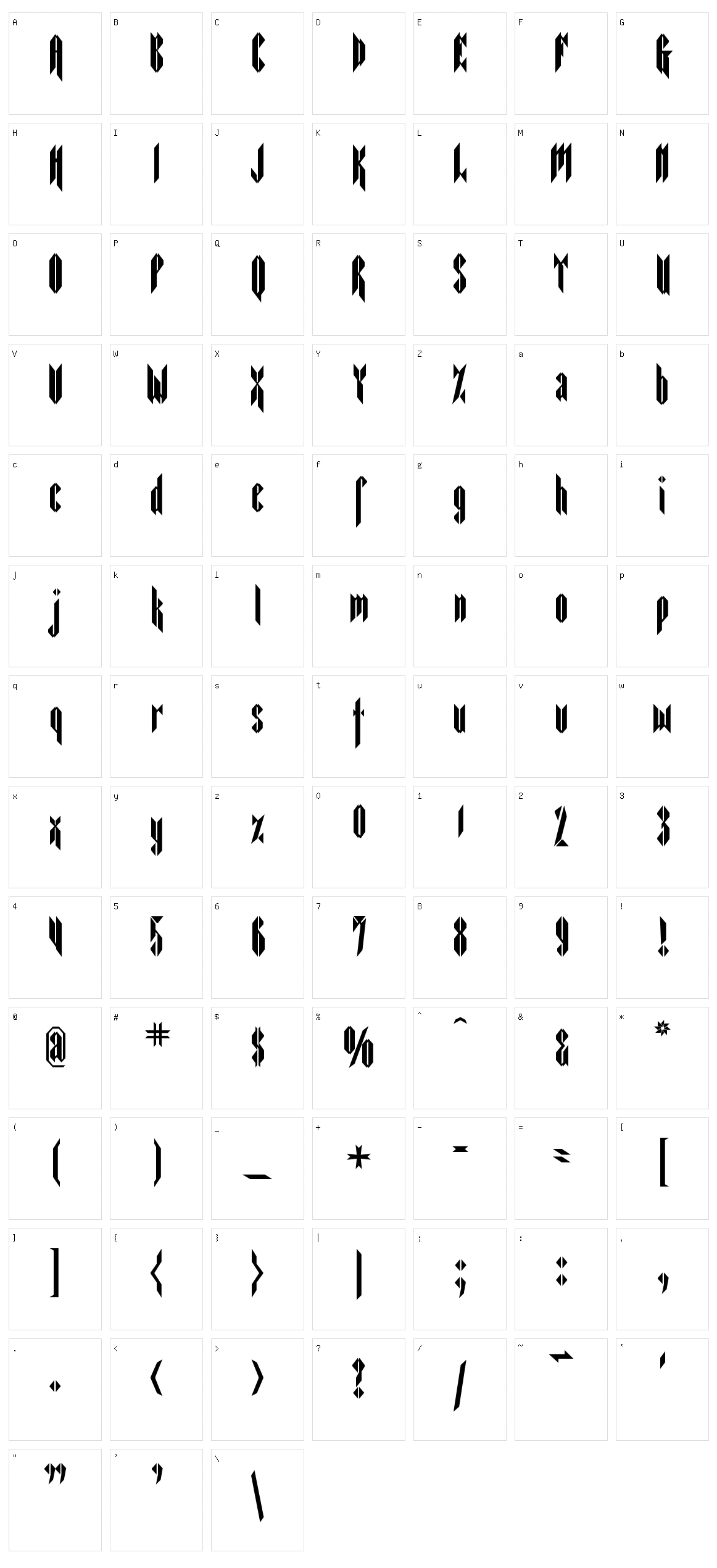 Sarcophagus 2 Character Set