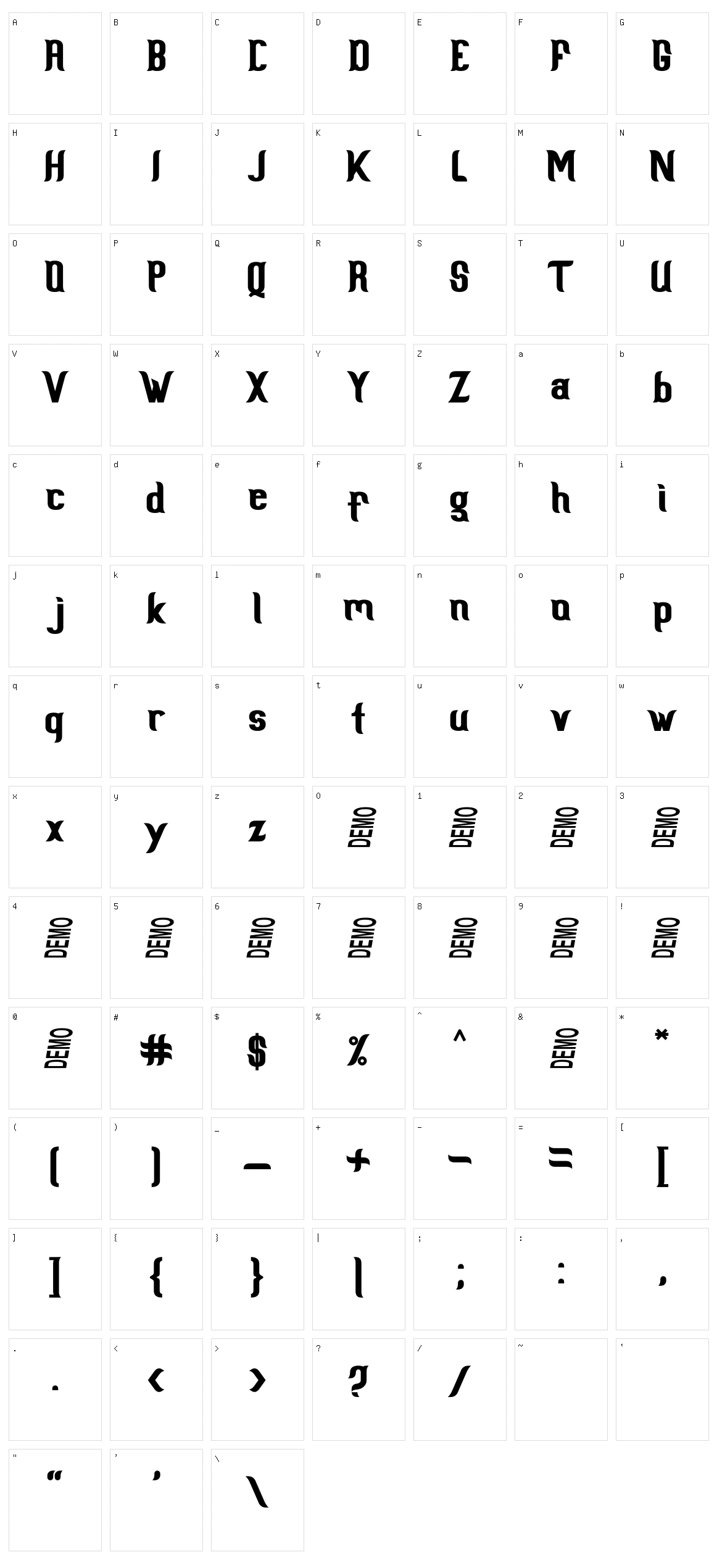 Scientist Castle Character Set