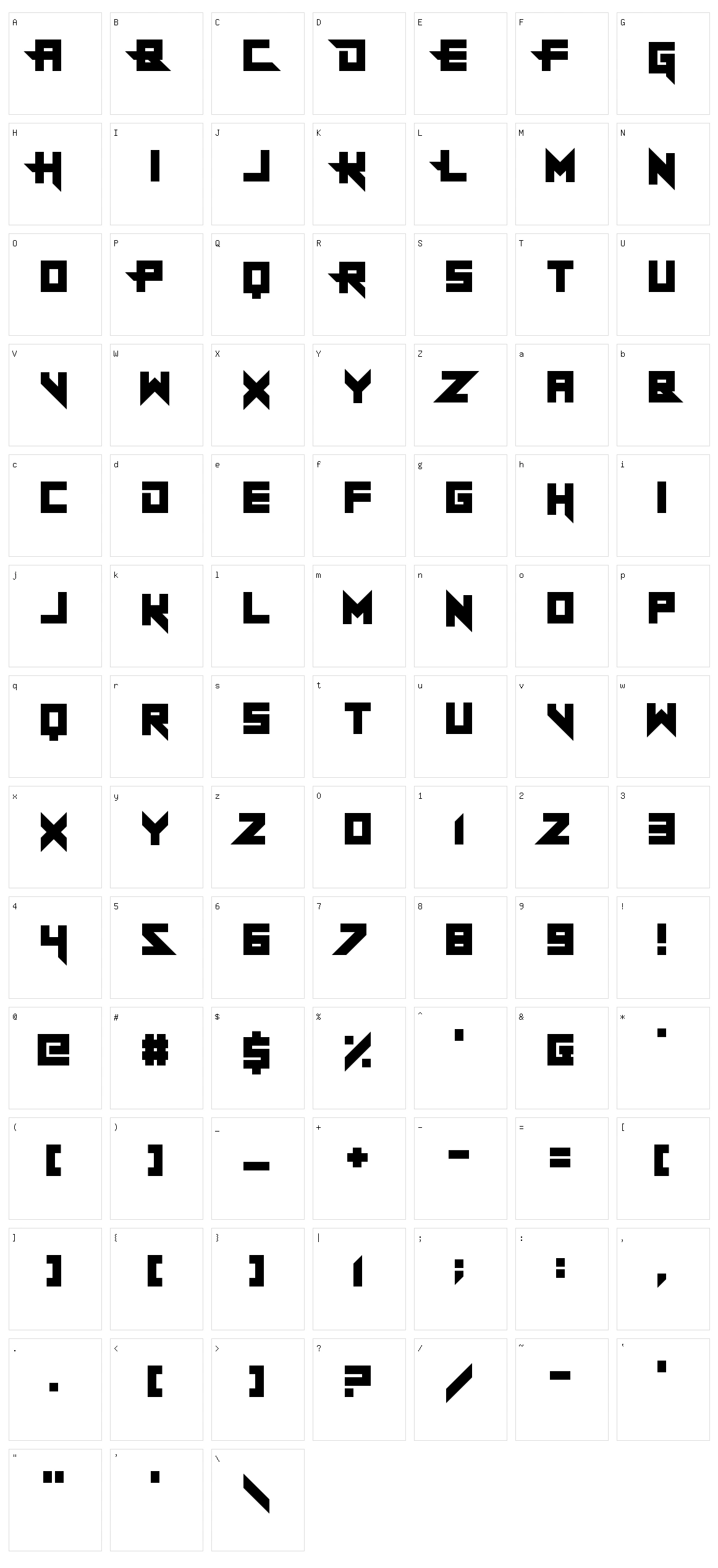 Sheeping Dogs Character Set