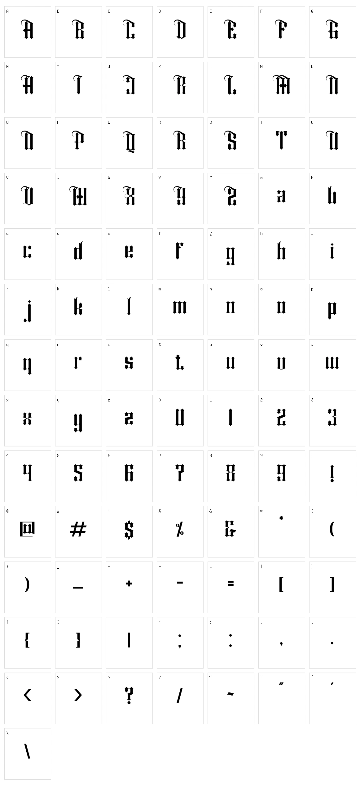 Shiny Kage Character Set