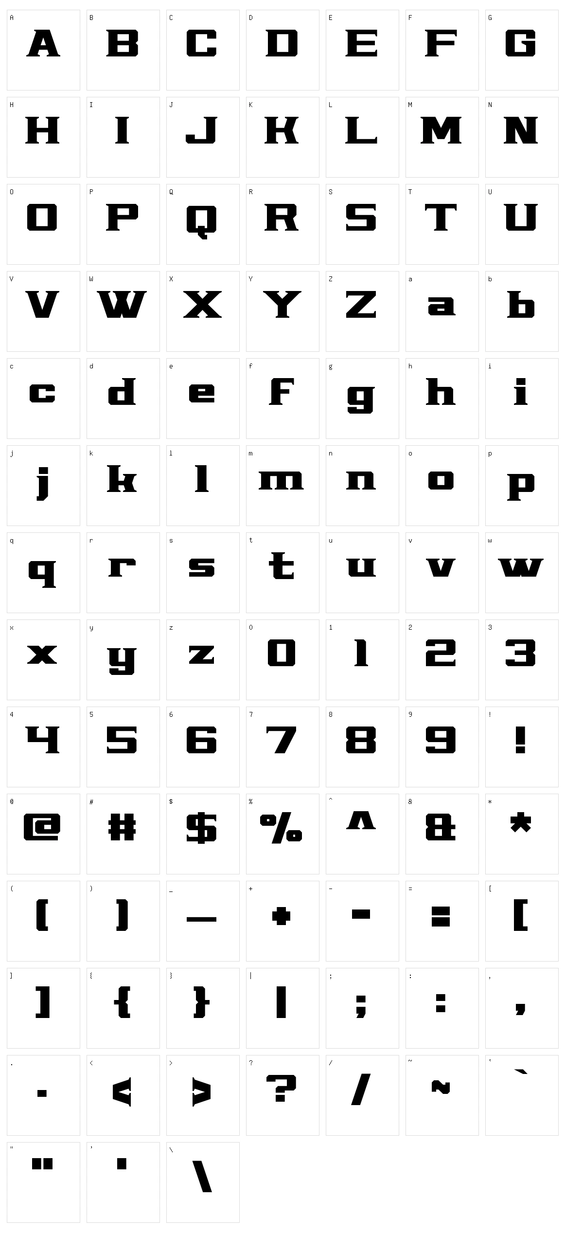 Strigiform Knights Character Set