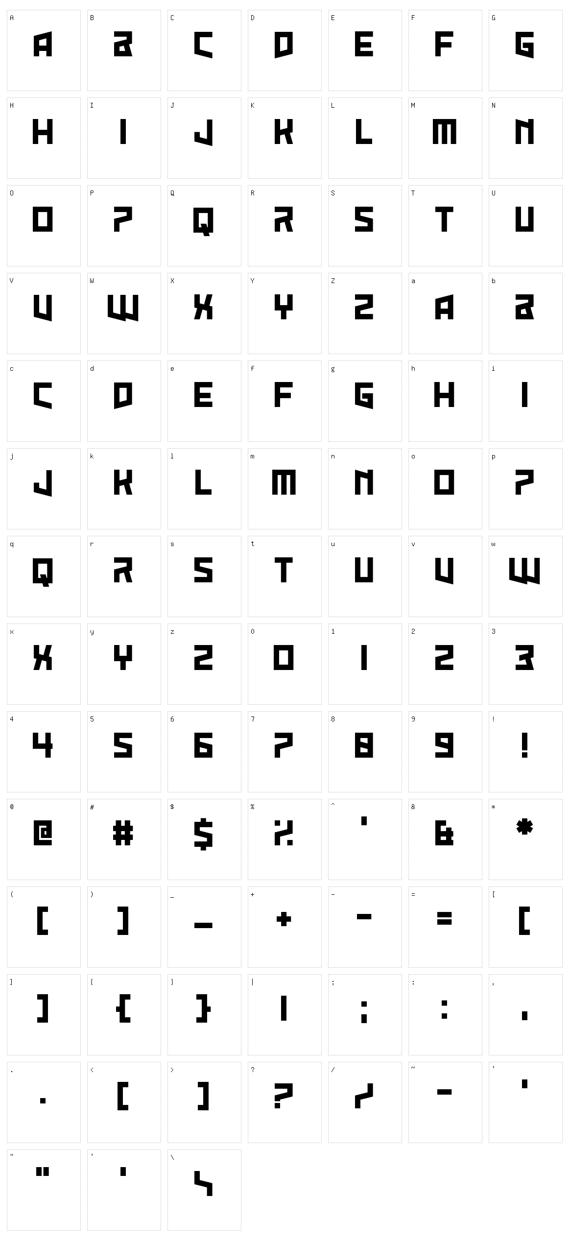 Sunk Foal Brother Character Set