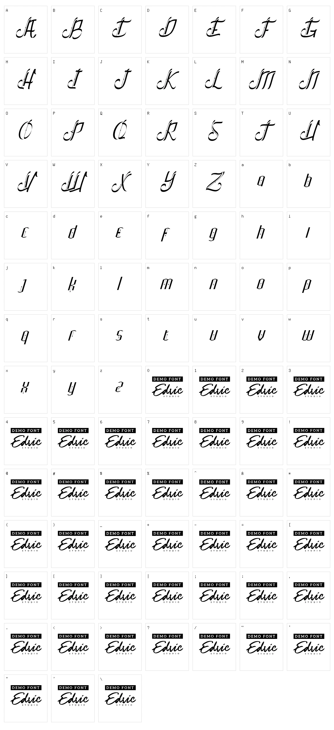 The Empire Character Set