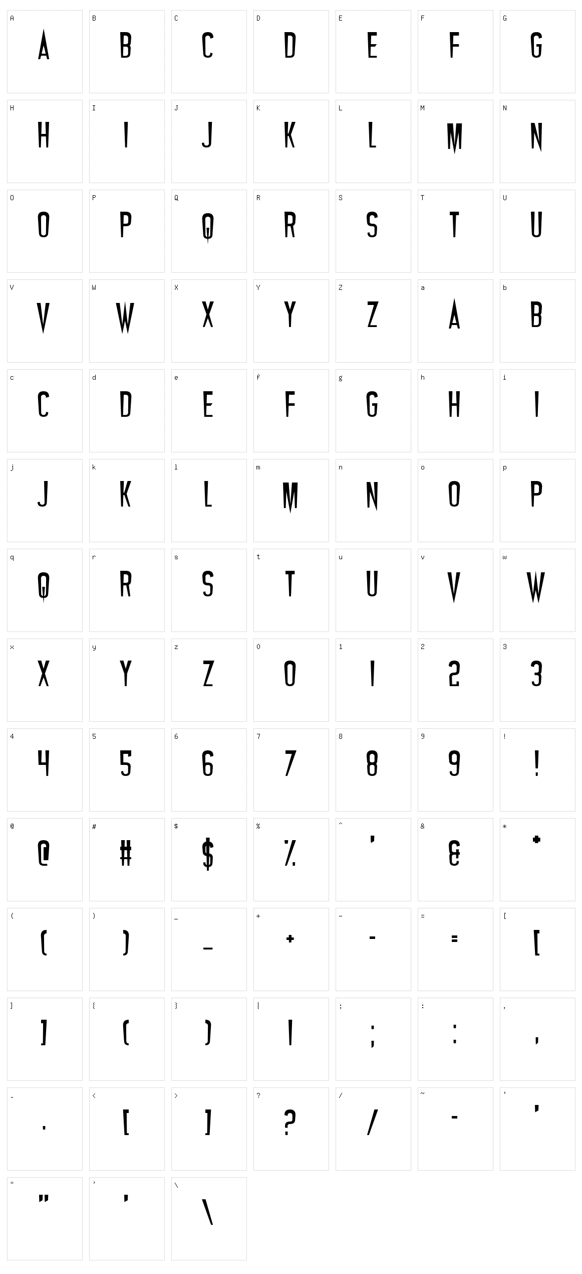 Vampires Character Set