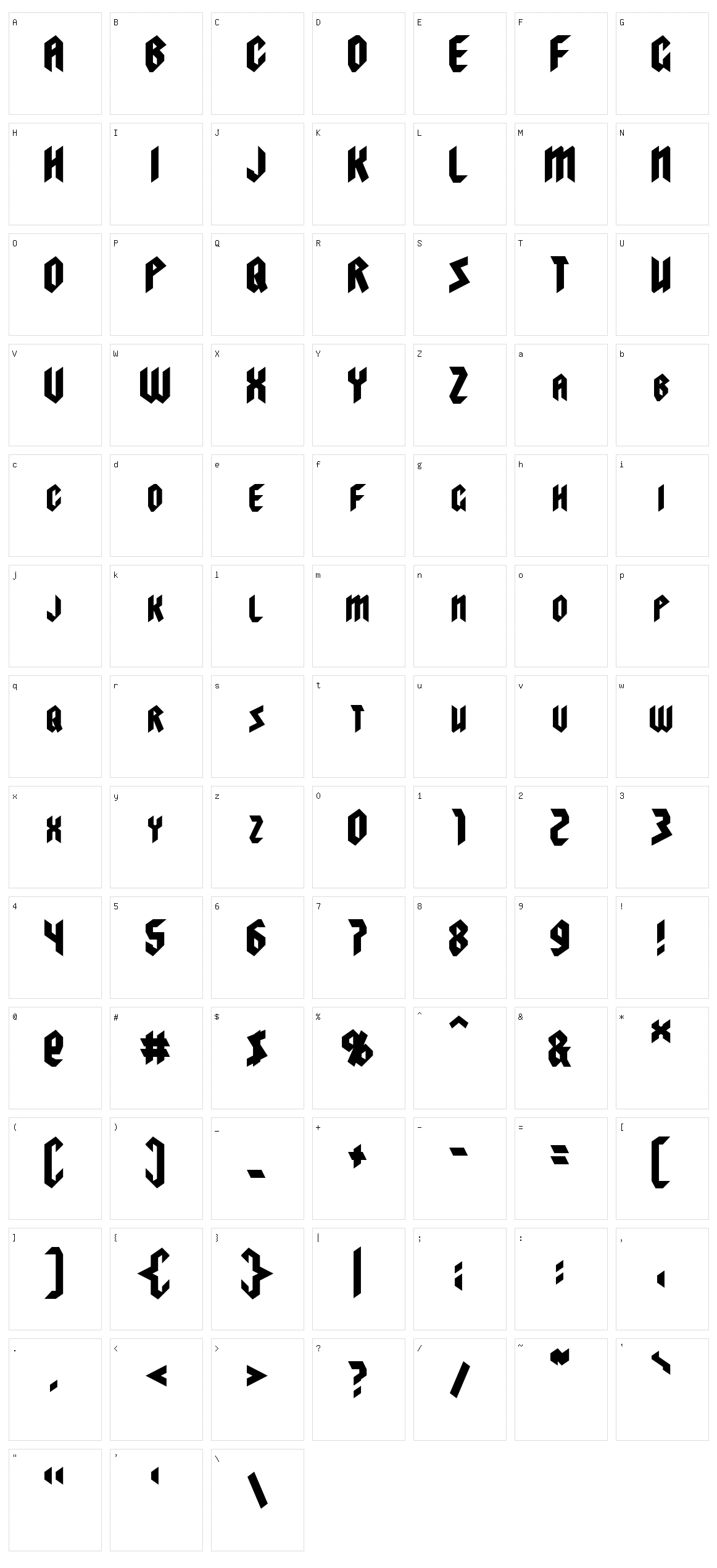 Visionaries Character Set