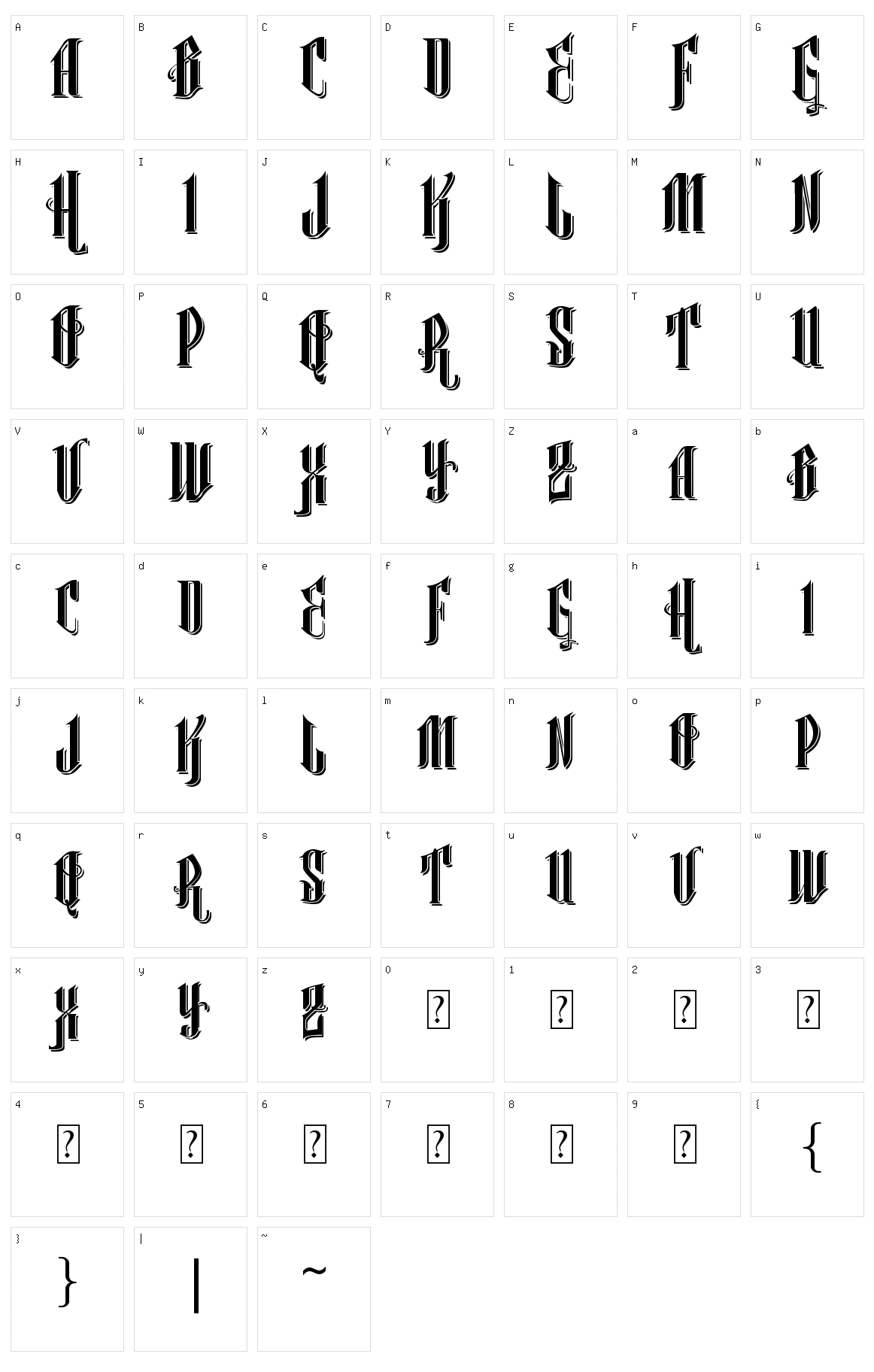 Vtks Classical Hit Character Set