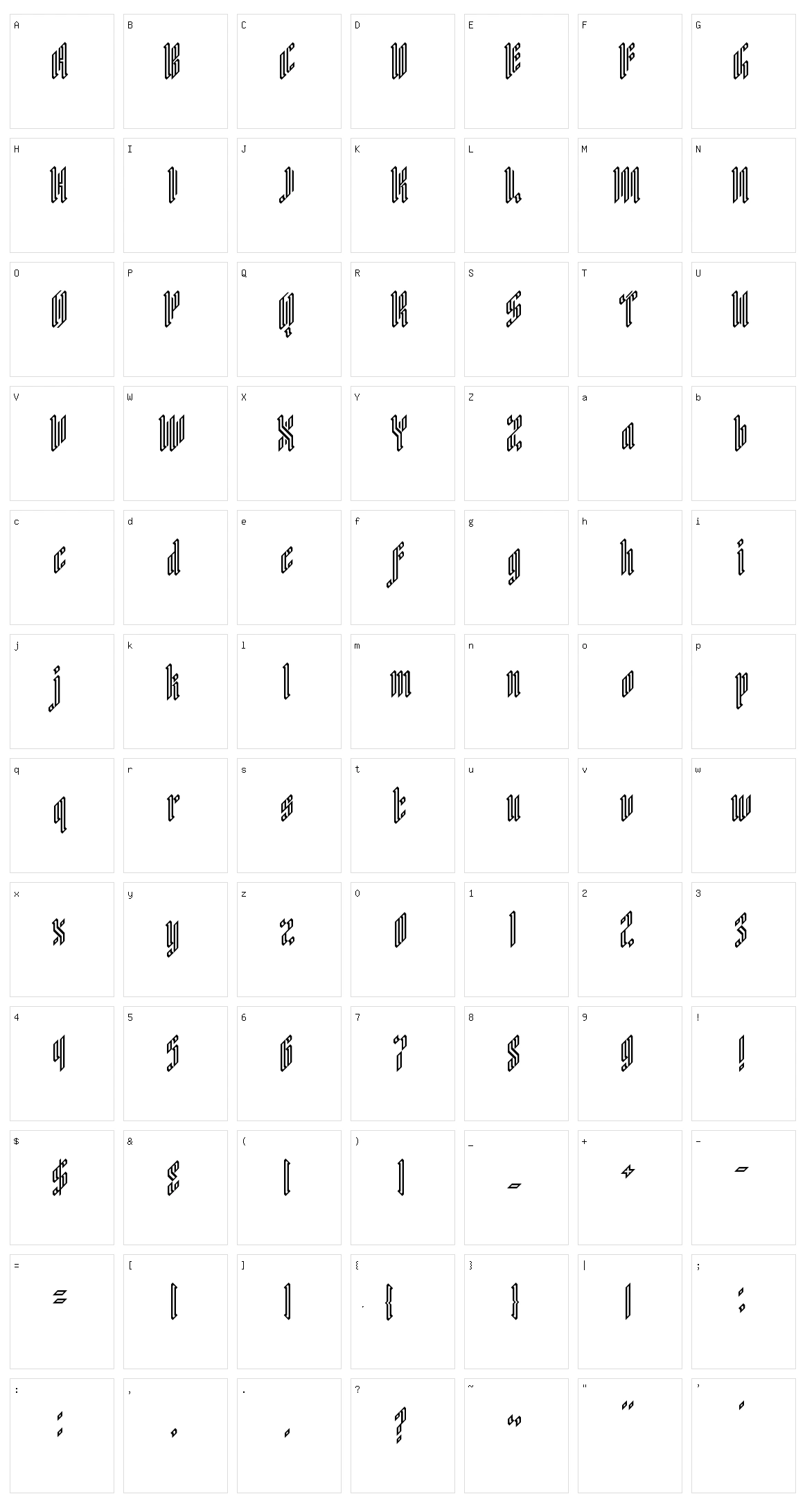 White Knight Character Set