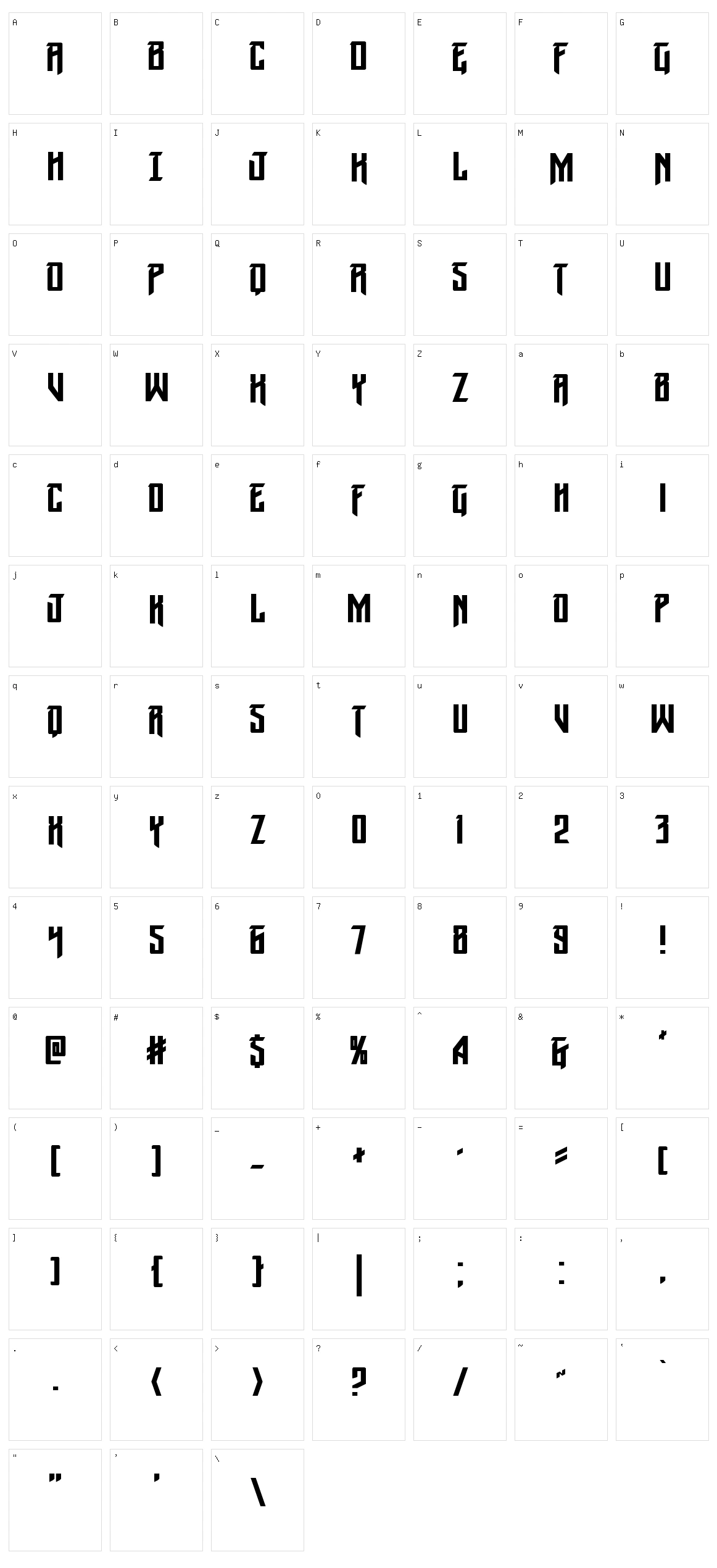 Winter Solstice Character Set