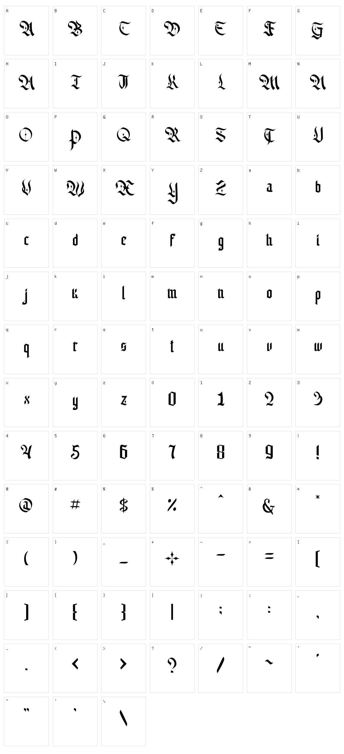 Alter Bridge Character Set