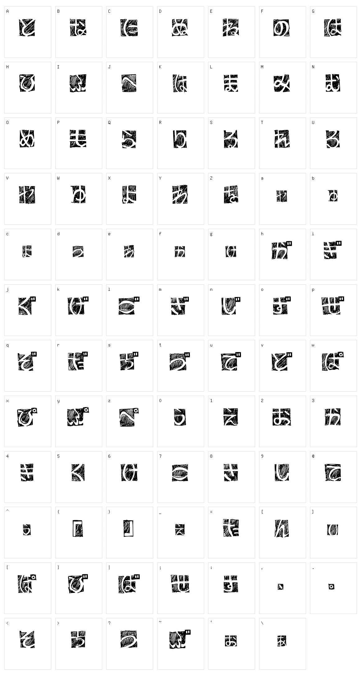BD Hiragana Kuro Character Set