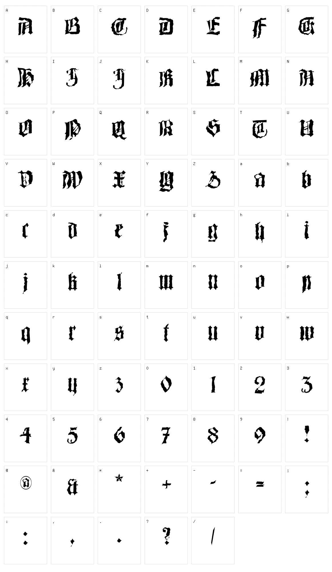 Barlos-Random Character Set