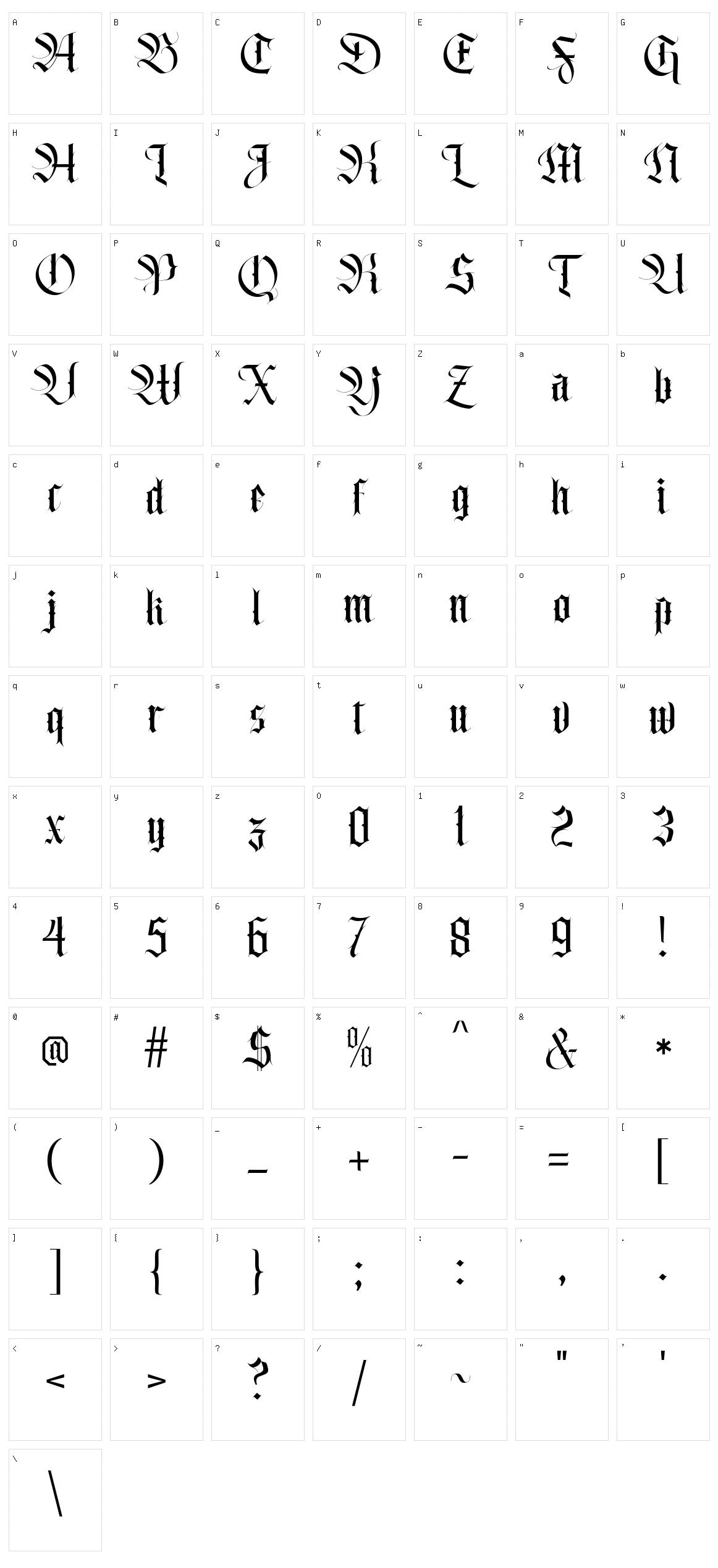 Belong Faith Character Set