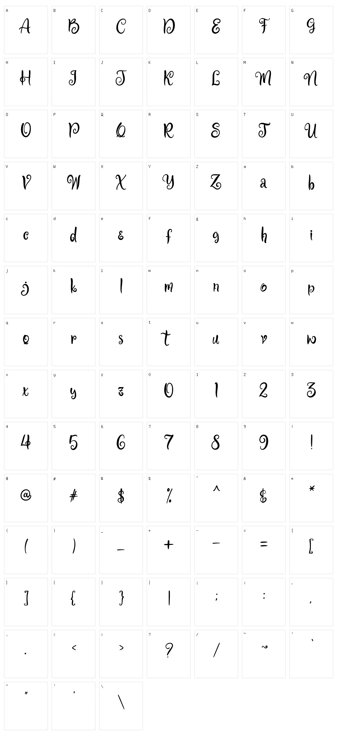 Black Magic Character Set