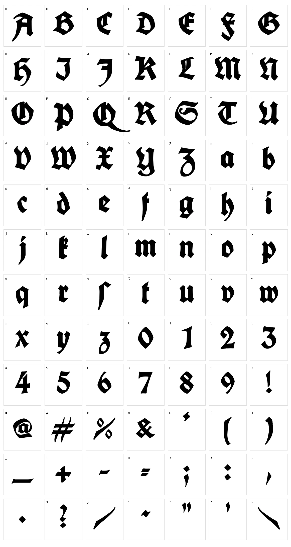 King Arthur Legend Character Set