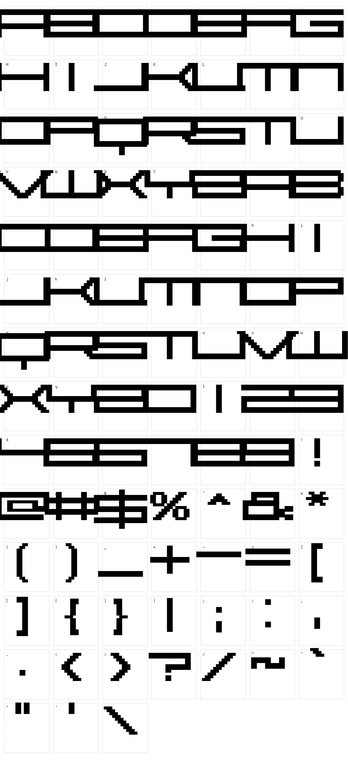 Abstract Character Set