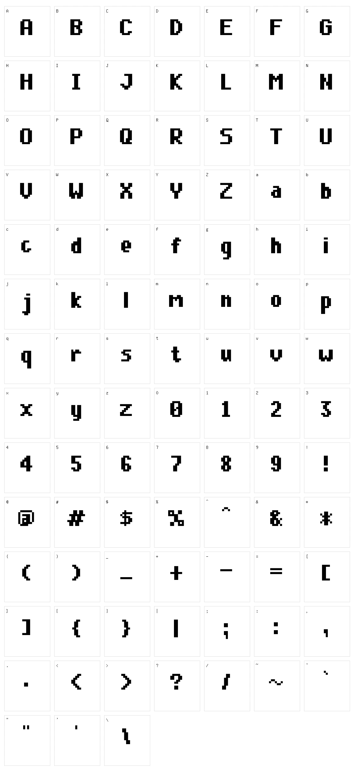 Arkkos Gmimi Character Set