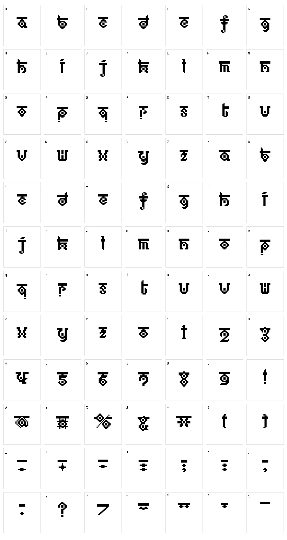 BM Ethno Character Set