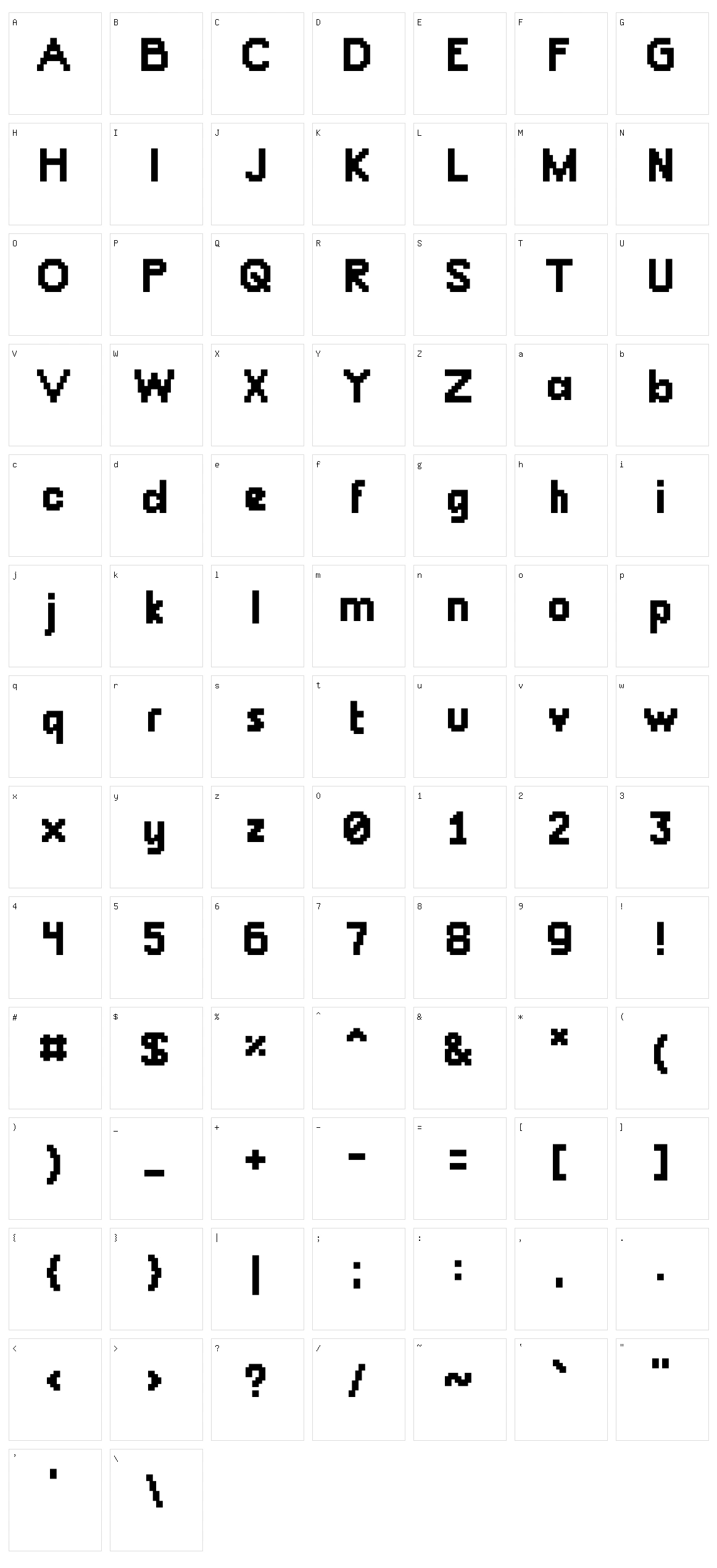 Chunky Dunk Character Set