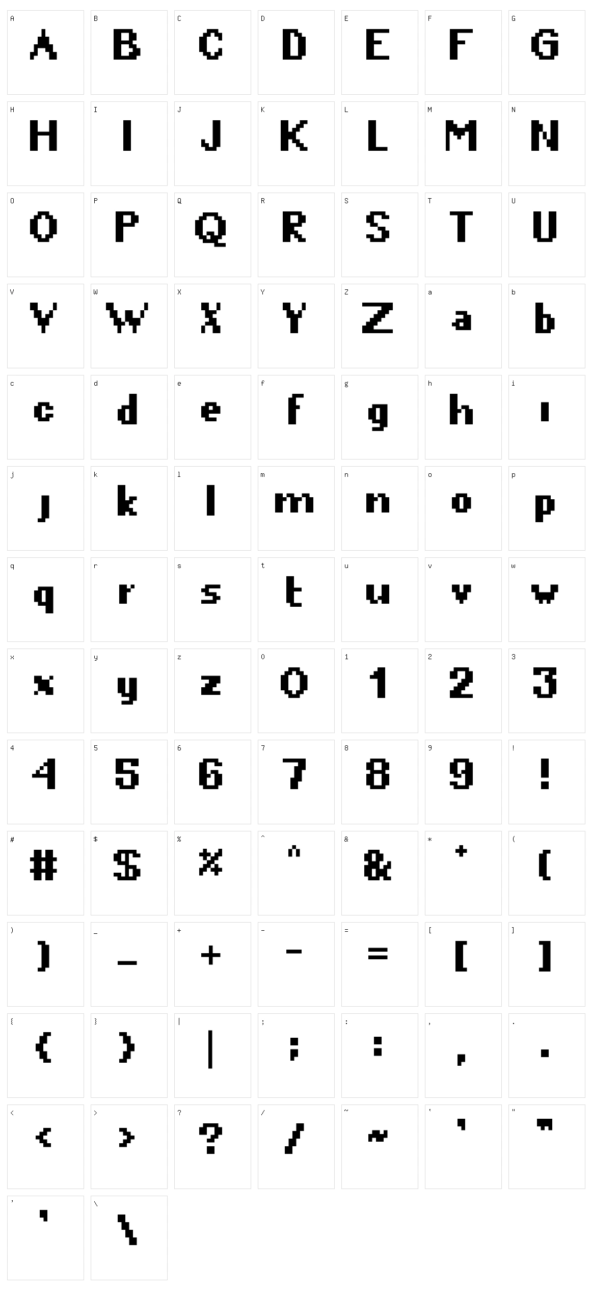 Crunchy Beef Character Set