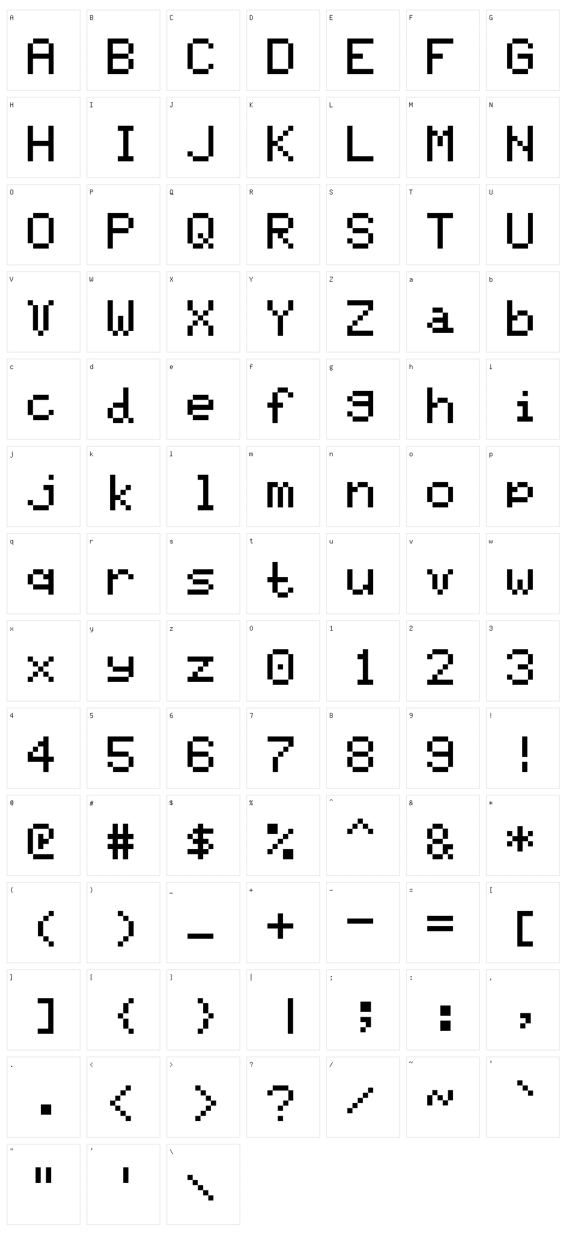 Devin Chavez Character Set