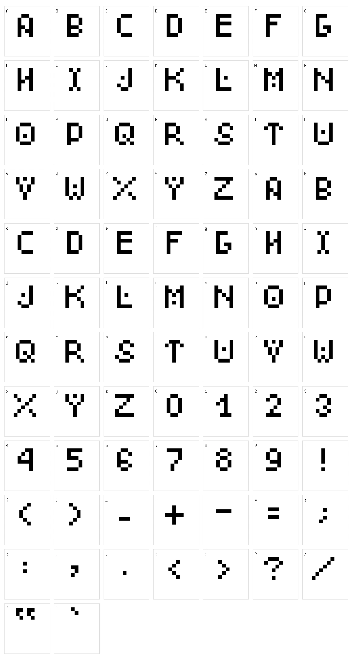 Dude, c'mon Character Set