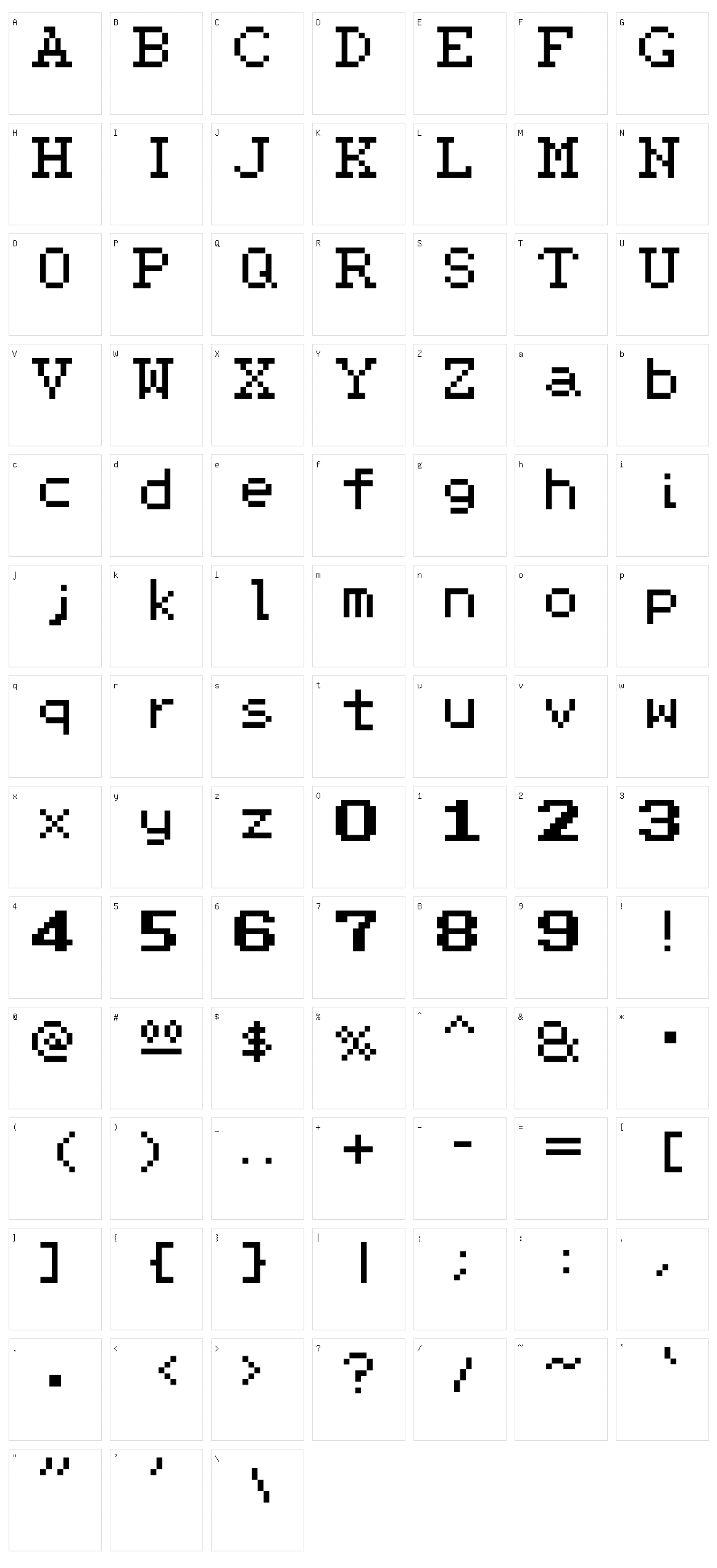 Earthbound Beginnings Character Set