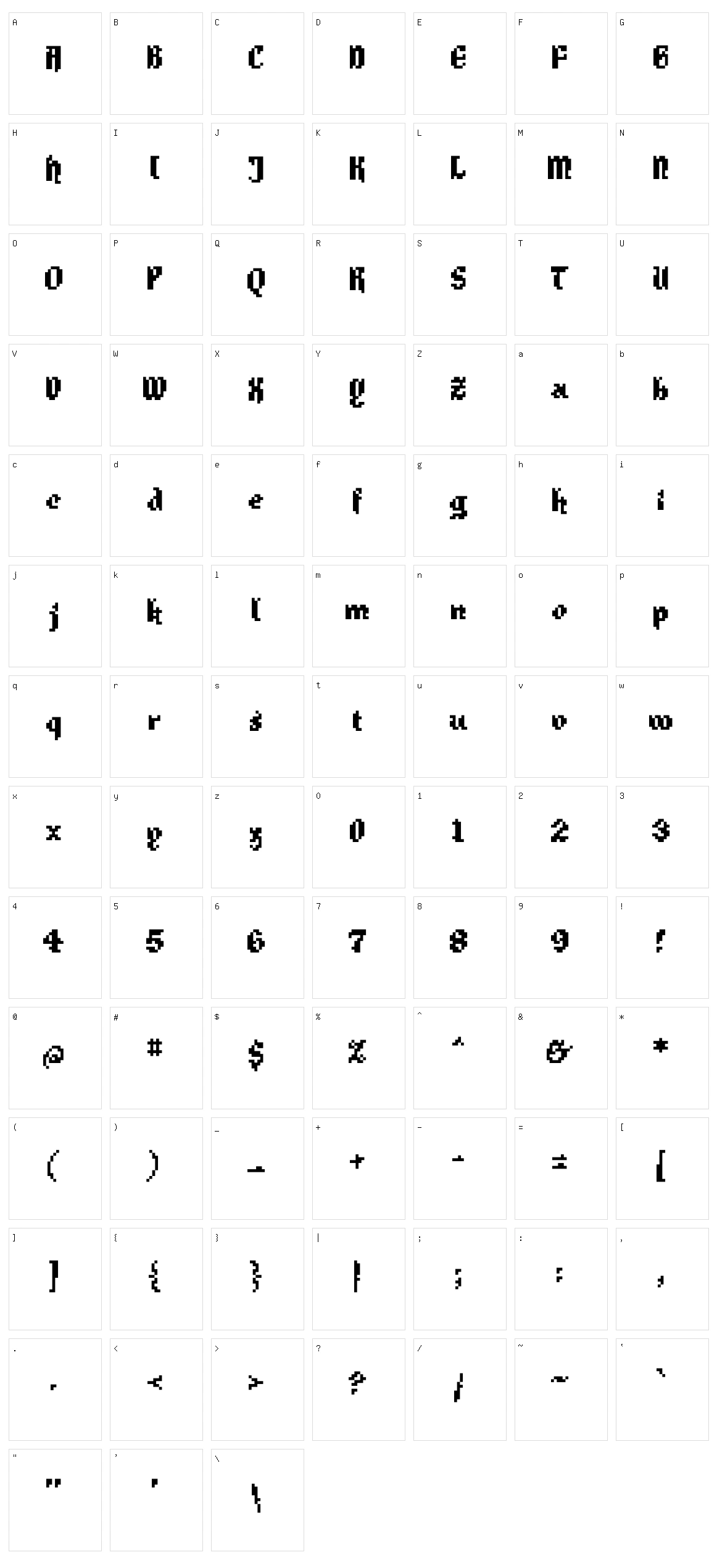 Enchanted Sword Character Set