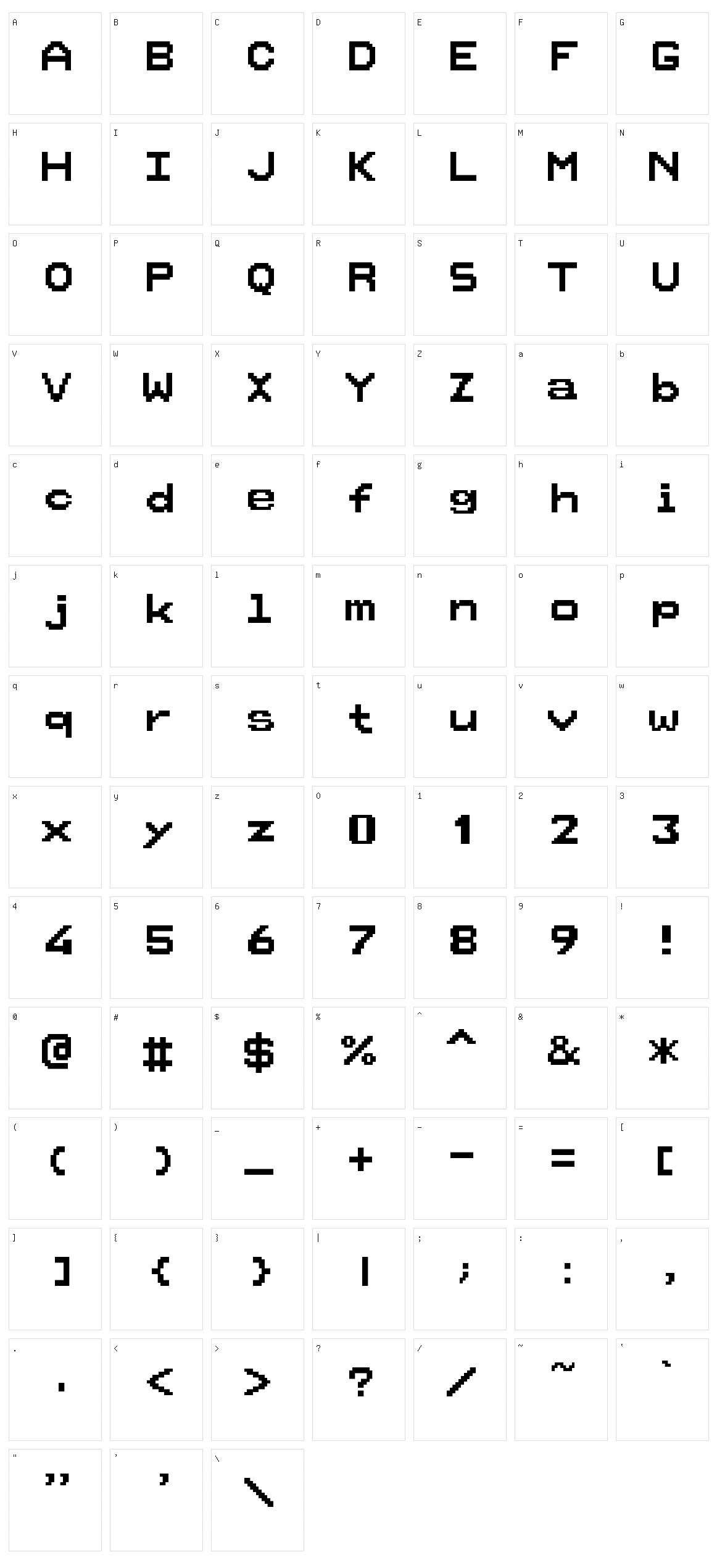 European Teletext Character Set