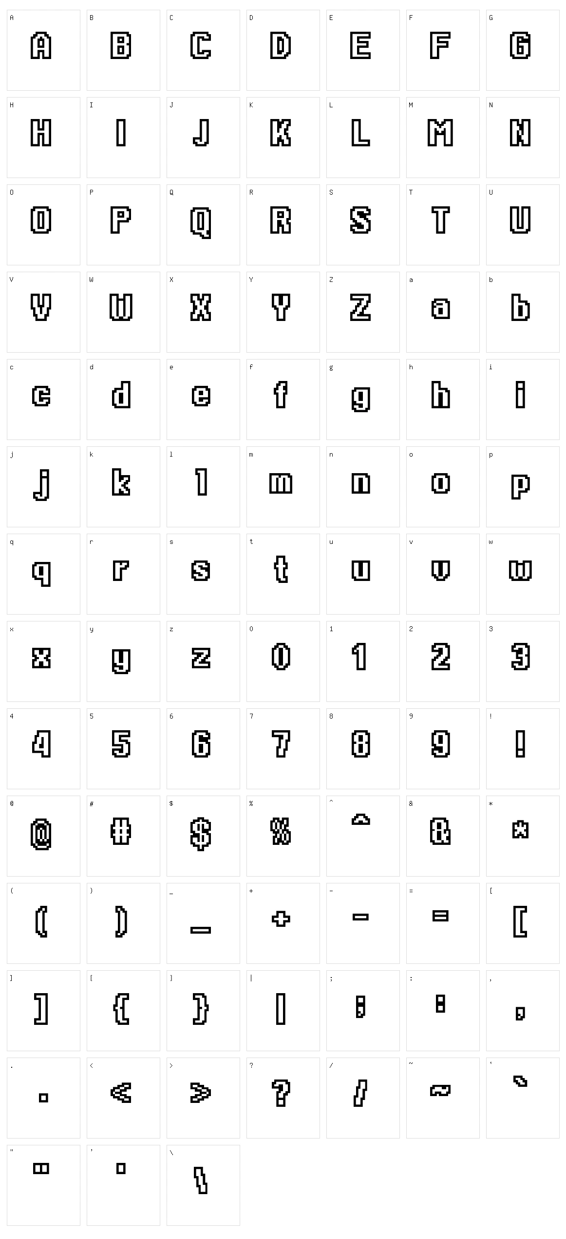 Generic Mobile System Character Set
