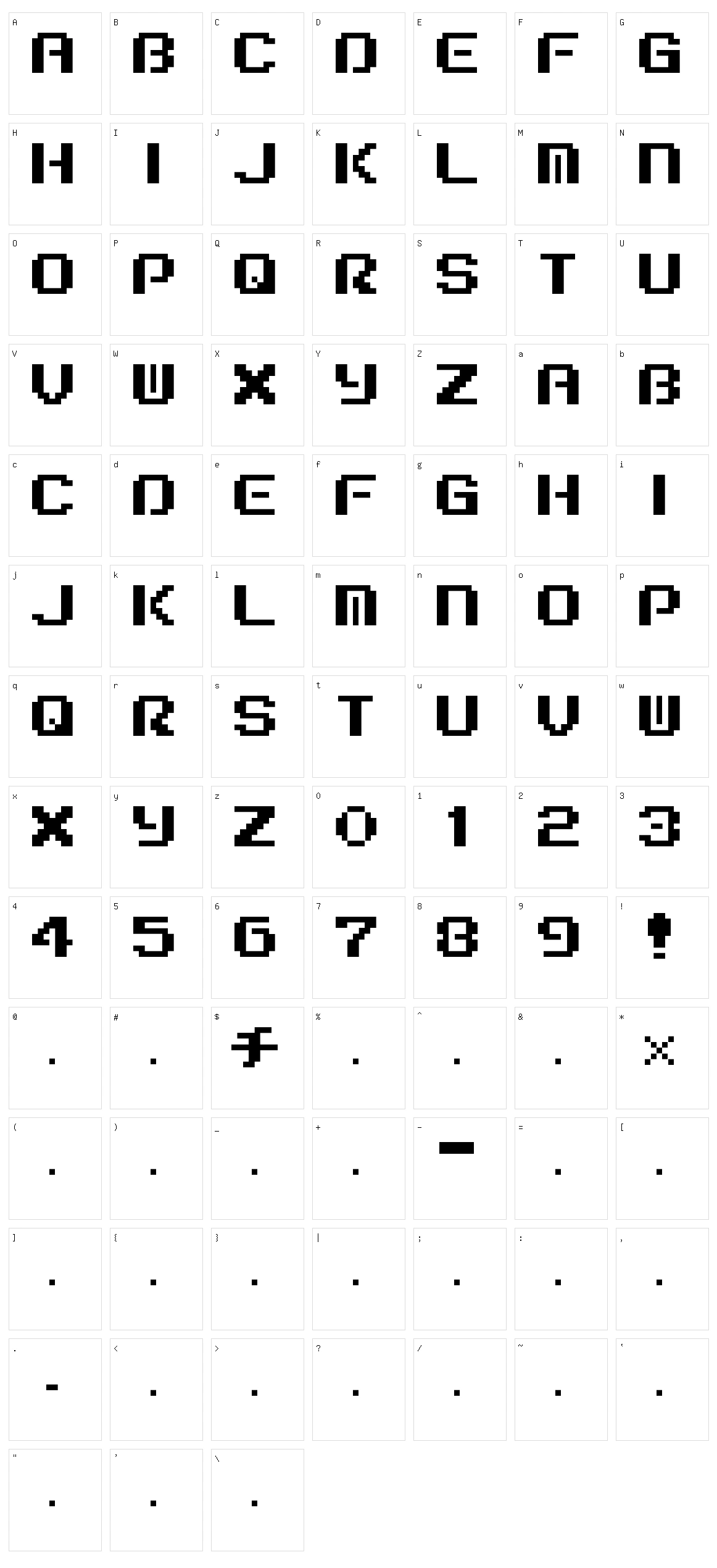 I Have Bad News! Character Set