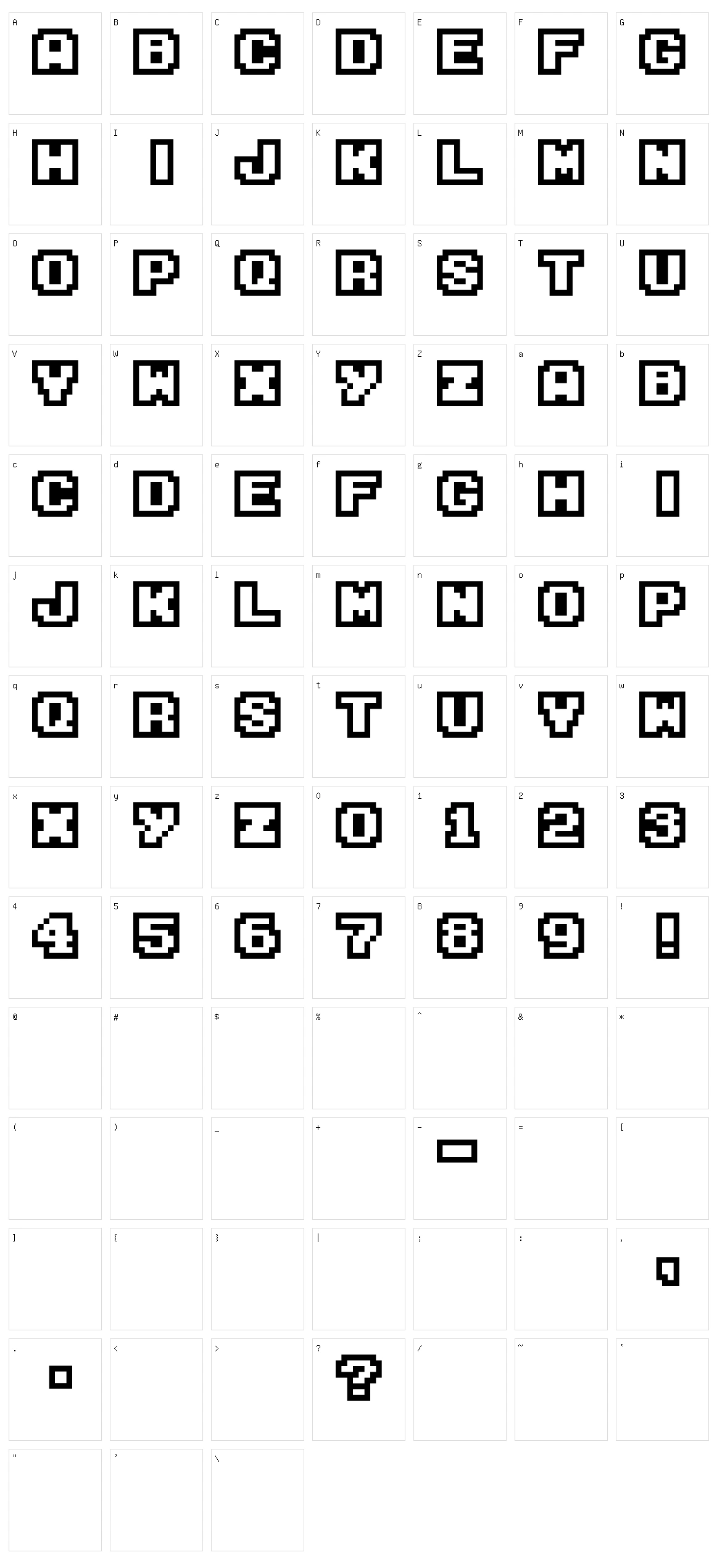 M04 Fatal Fury Character Set