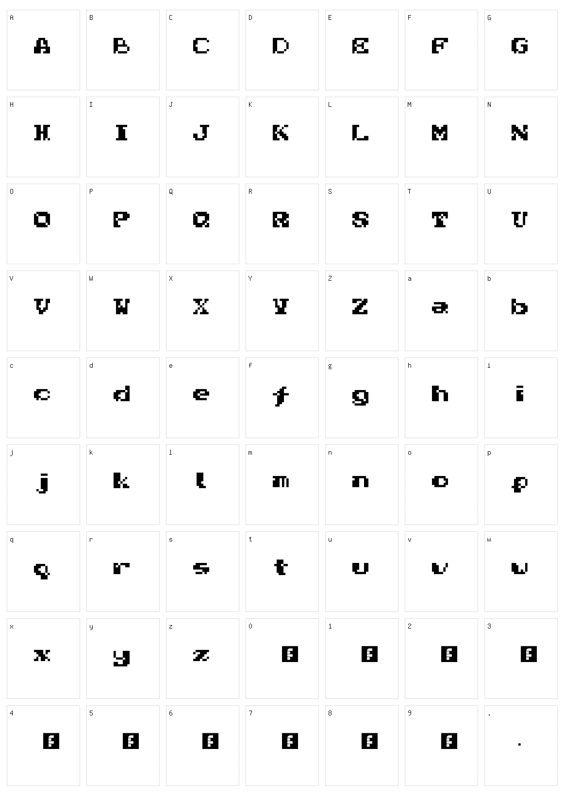 Nativa Character Set