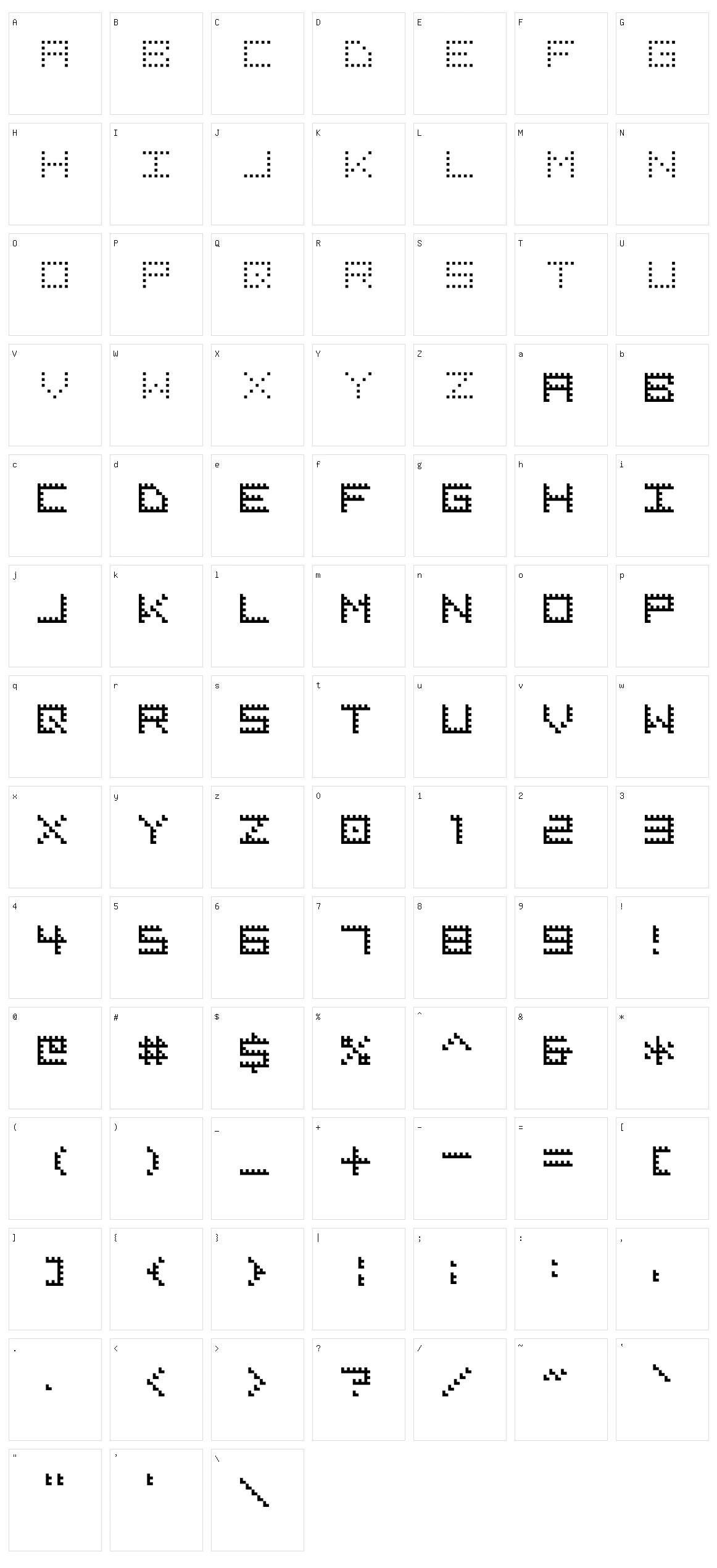 Neato Character Set
