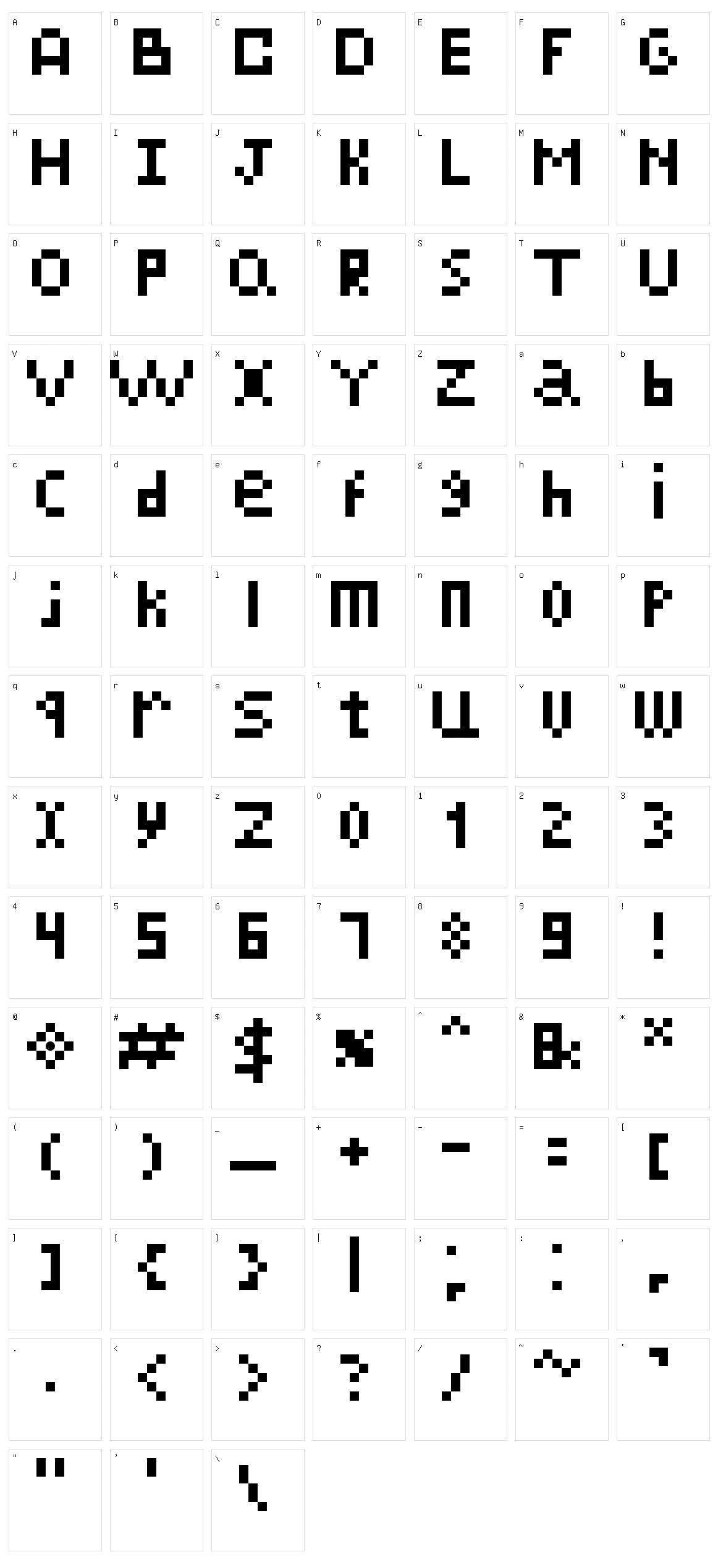 Our Quinny Character Set