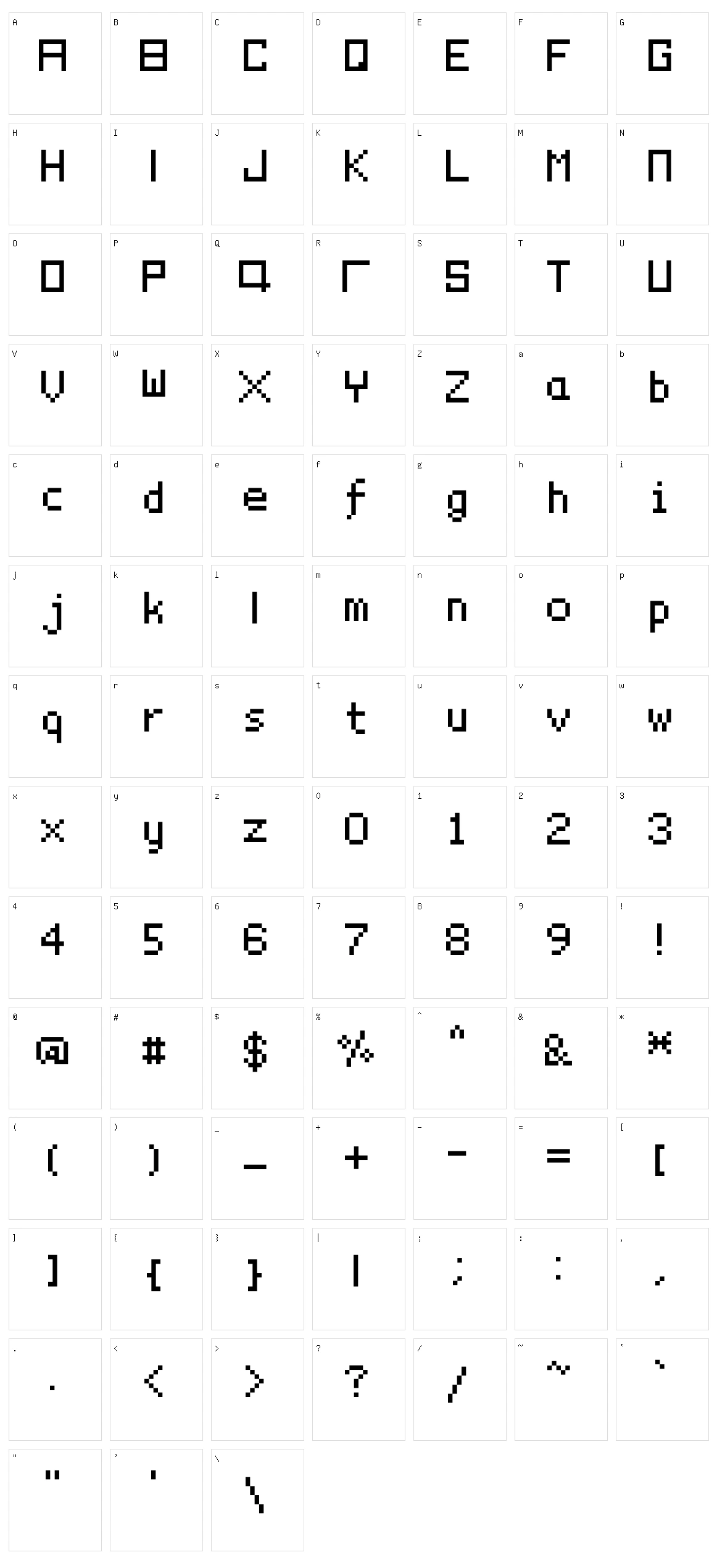 PixelYourLife Character Set