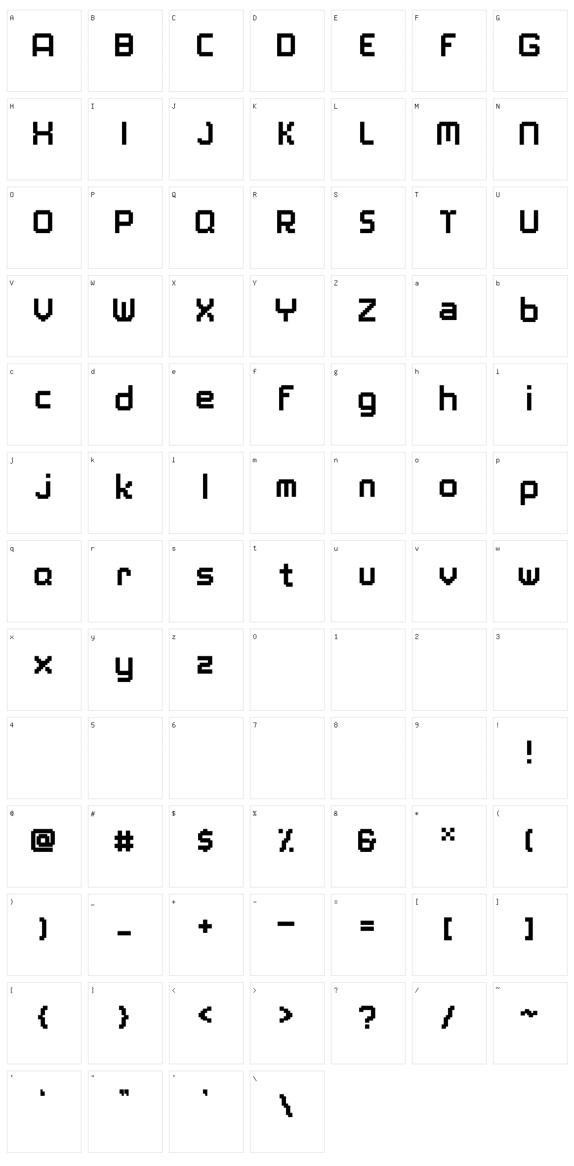Play Me Games Character Set