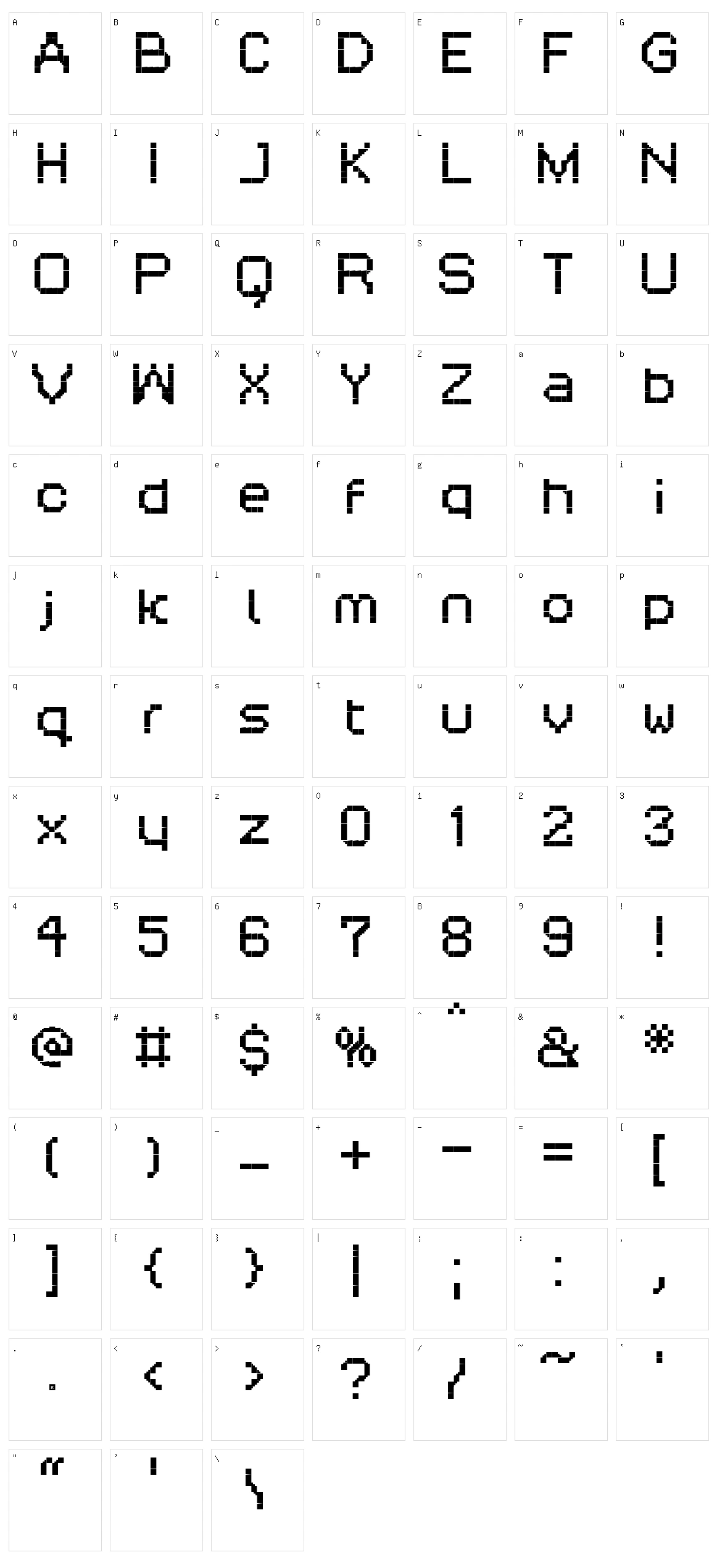 Rittswood Three Oranges Character Set