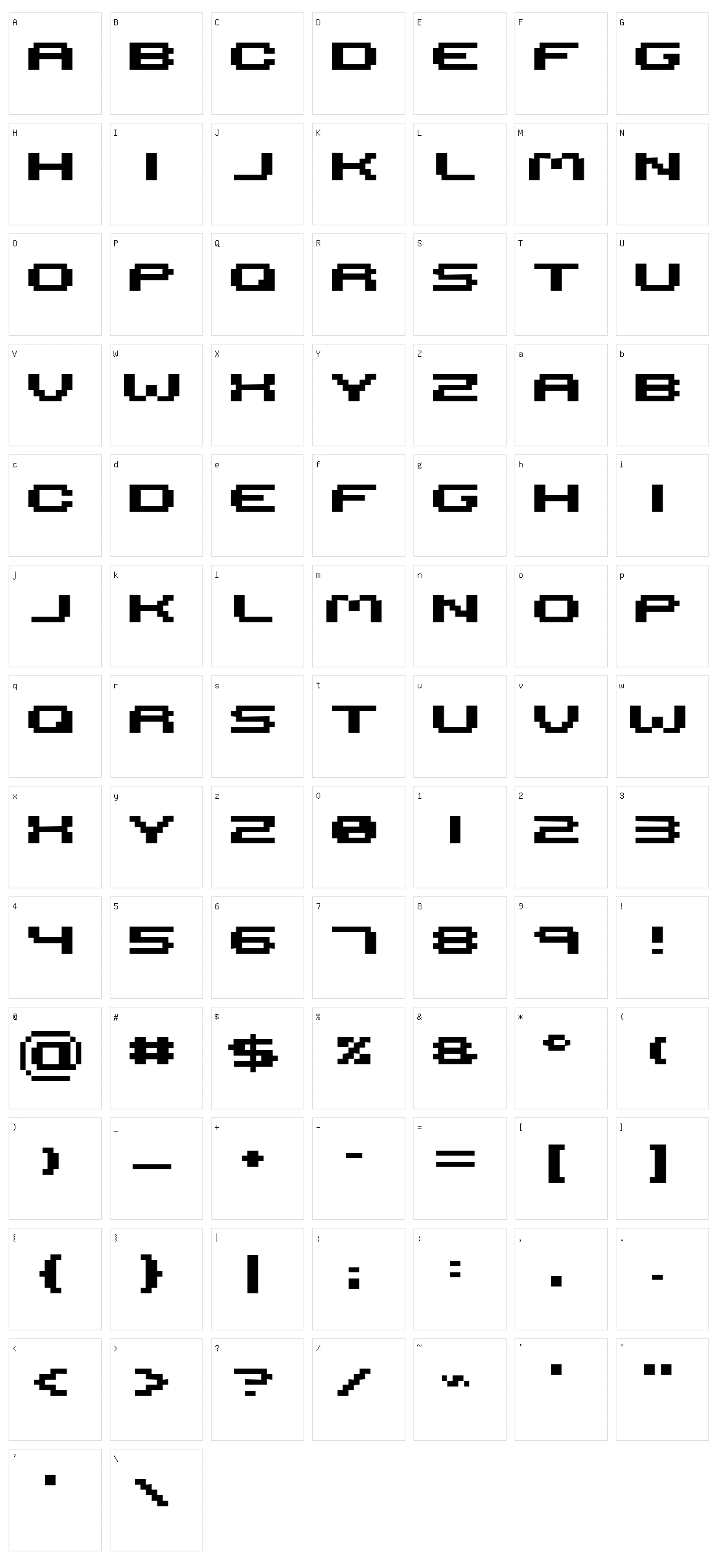 Serious Rounded Character Set